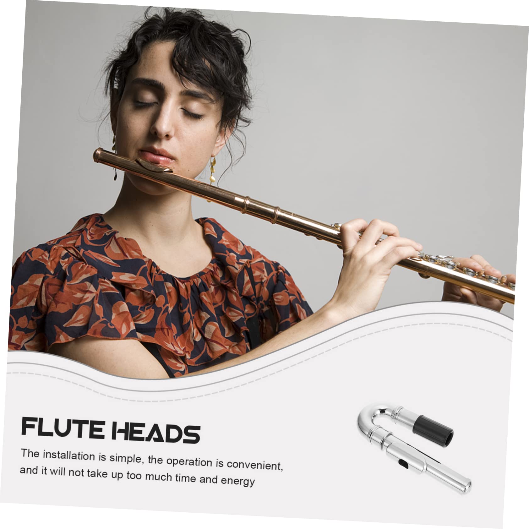 ibasenice 1pièce Embouchure De Flûte Créative Accessoire Pratique Pour Instruments à Vent Remplacement Exquis Et Compatible Avec Flûtes Standard Pour Pratique Et Performances