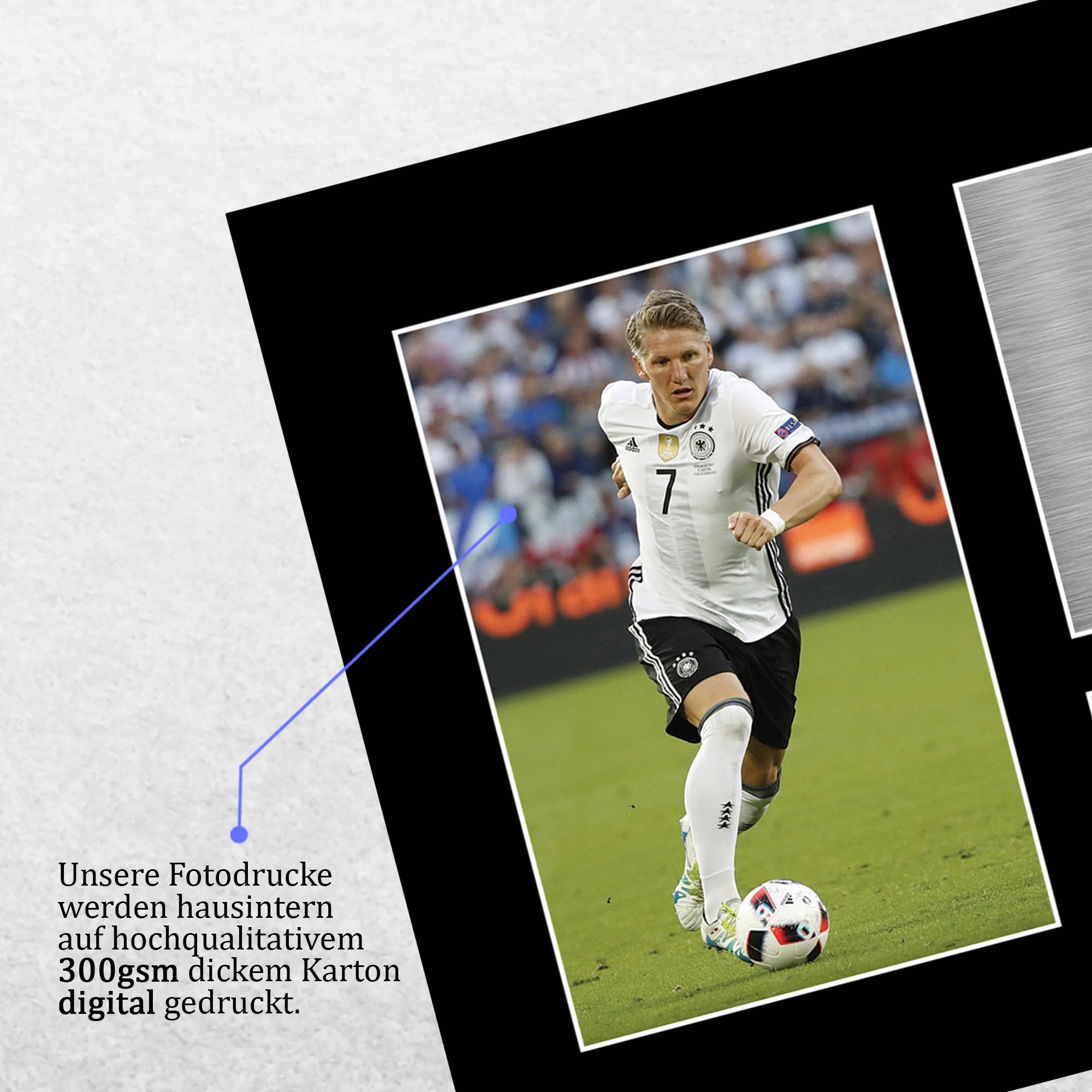 HWC Trading A4 Bastian Schwein Deutschland Geschenke gedruckt Autogramme Bild für Fans und Unterstützer der Unterzeichnung - A4