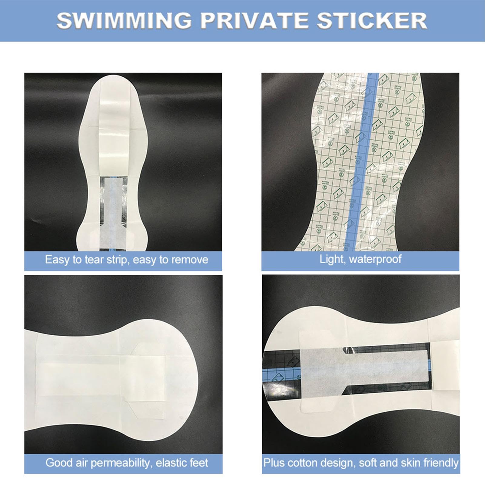 Wasserfeste Slip-Einlagen Für Schwimmen | Transparente PU Damenhygienebinde | Sichere Hygieneeinlagen, Ultradünne Schwimmaufkleber | Damen Baden