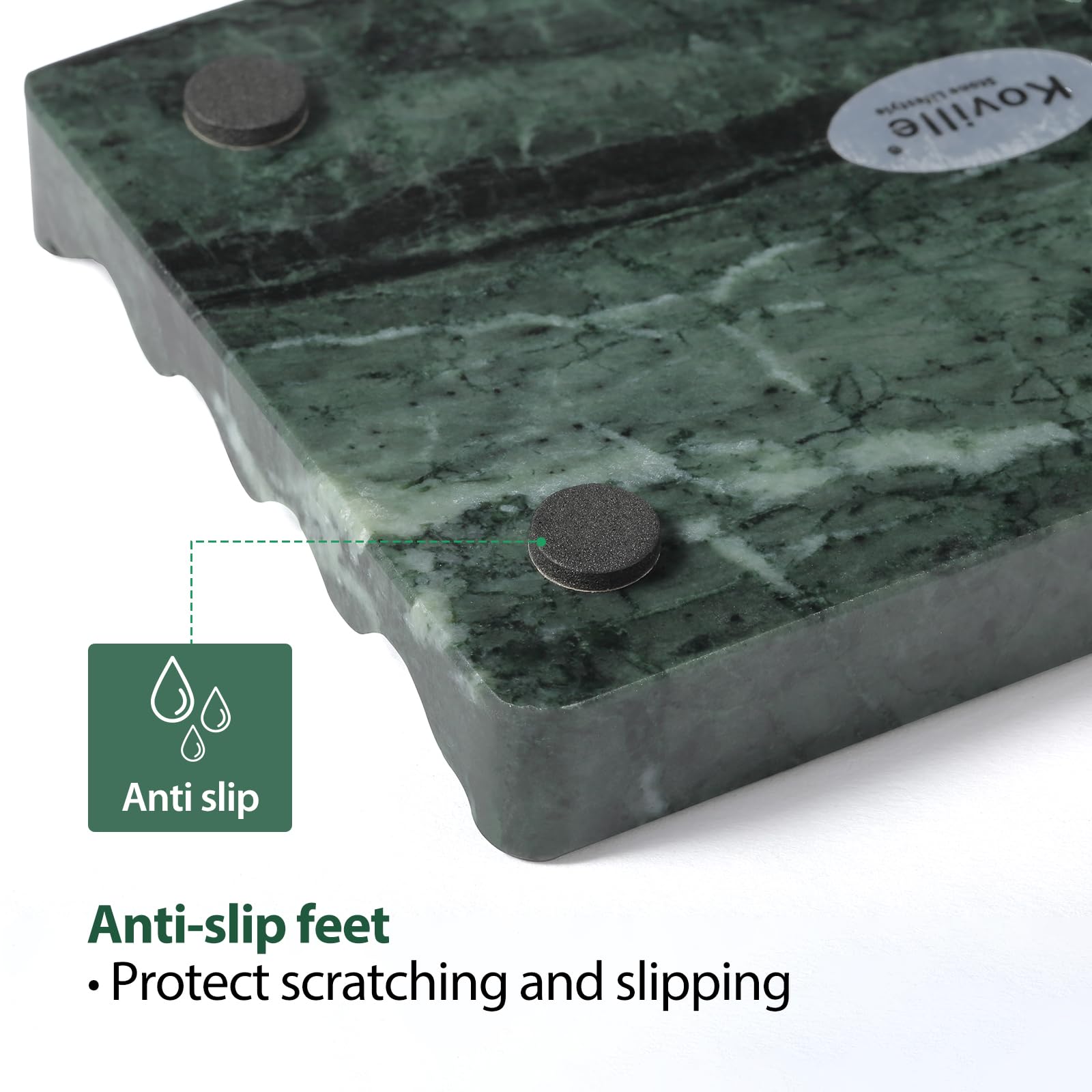 Koville Jabonera de mármol natural indio de lujo, 2 piezas de soporte de barra de jabón de piedra para ducha, lavabo de baño, soporte de jabón antideslizante para ducha, ahorro de jabón fácil de