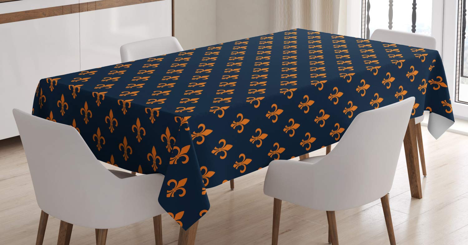 Tovaglia ABAKUHAUS Europa Bandiera Unione Europea | 140x240 Cm | Rettangolare In Poliestere Per Cucina E Sala Da Pranzo | Blu E Giallo