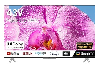 【新品】TCL 43P636 [43型デジタルハイビジョン液晶テレビ］ Amazon | P636 43P636 [43型デジタルハイビジョン液晶テレビ