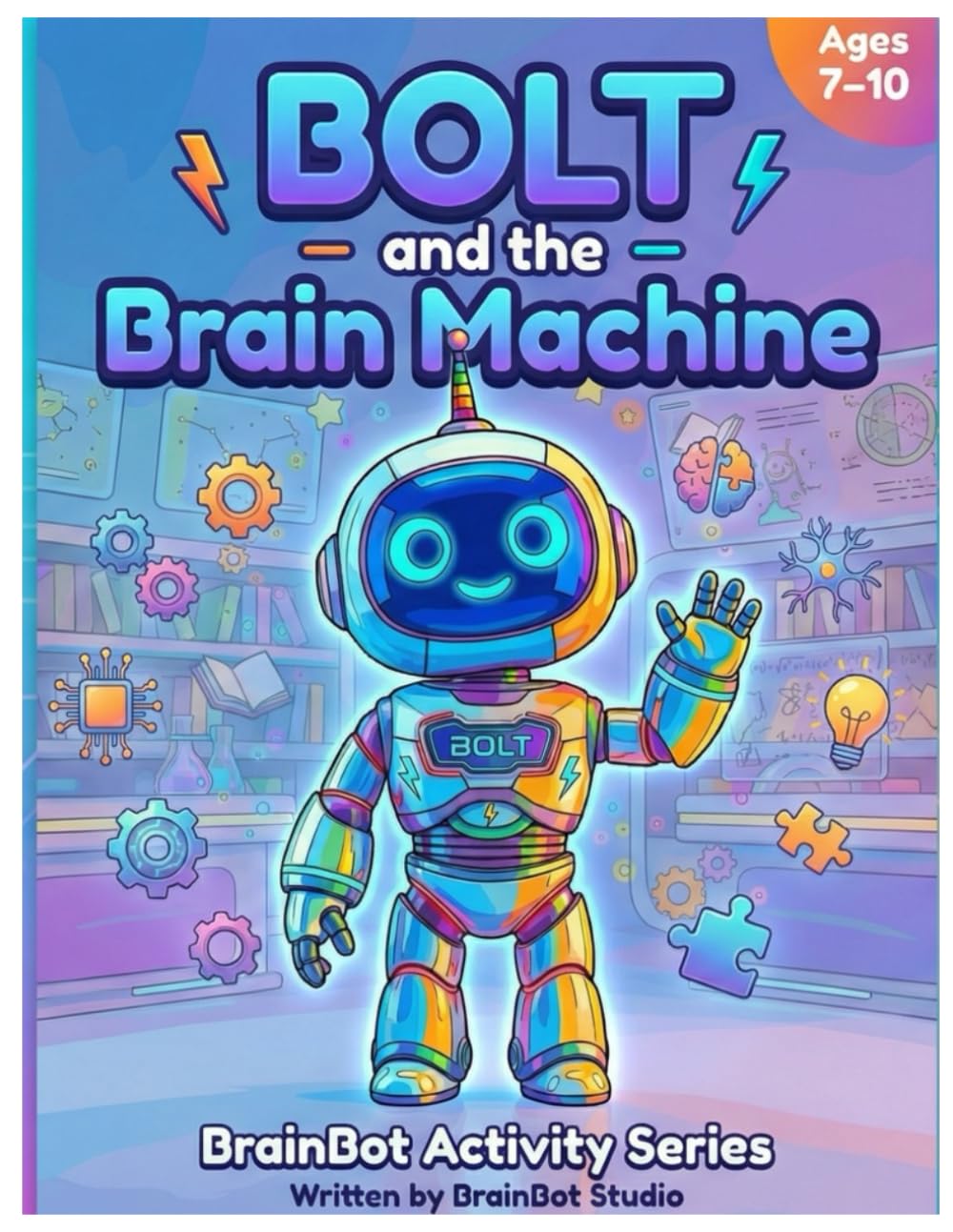 BOLT and the Brain Machine: The Kids' Activity Guide to Artificial Intelligence and Future Technology. Learn AI, Robotics, and Coding Through Stories,