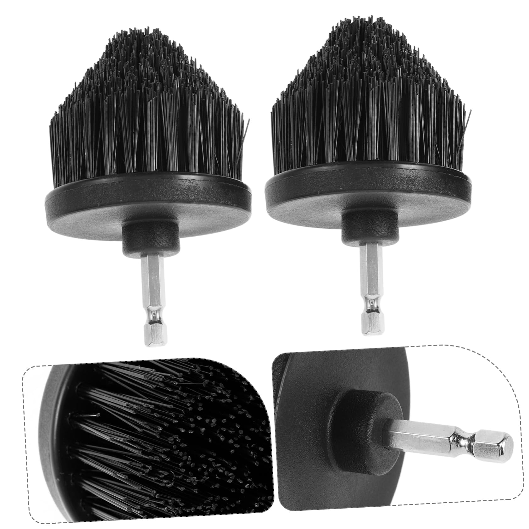 MAGICLULU 10 Piezas Cabeza De Cepillo De Taladro Eléctrico Cepillos para Rascar Accesorio De o De Taladro o De Fregado Eléctrico o para Accesorio De Acero