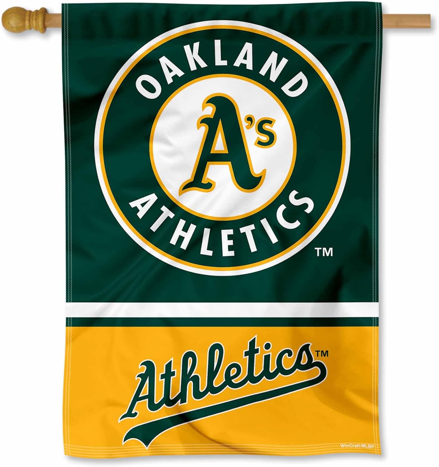 Oakland Athletics Double Sided House Flag