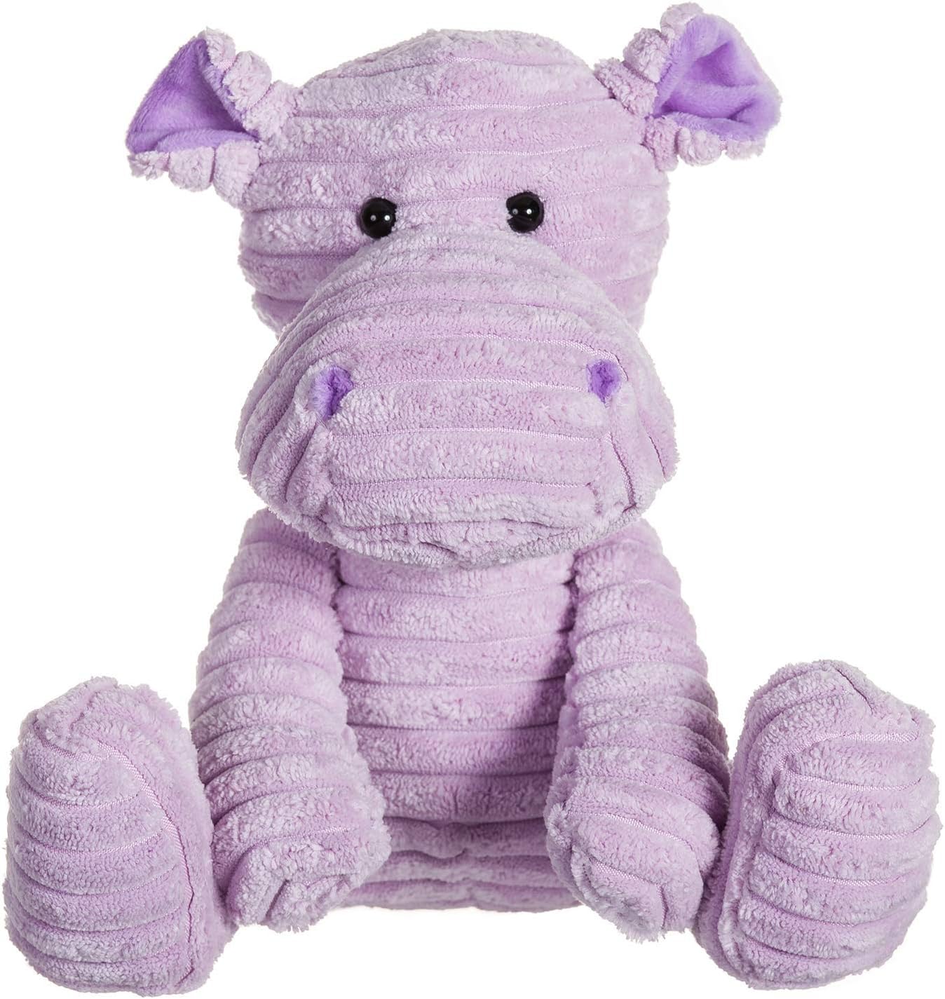 Toys Plush Corduroy Hippo Stuffed Animal Soft Cuddly Perfect for Child(Corduroy Hippo, 9 Inches)