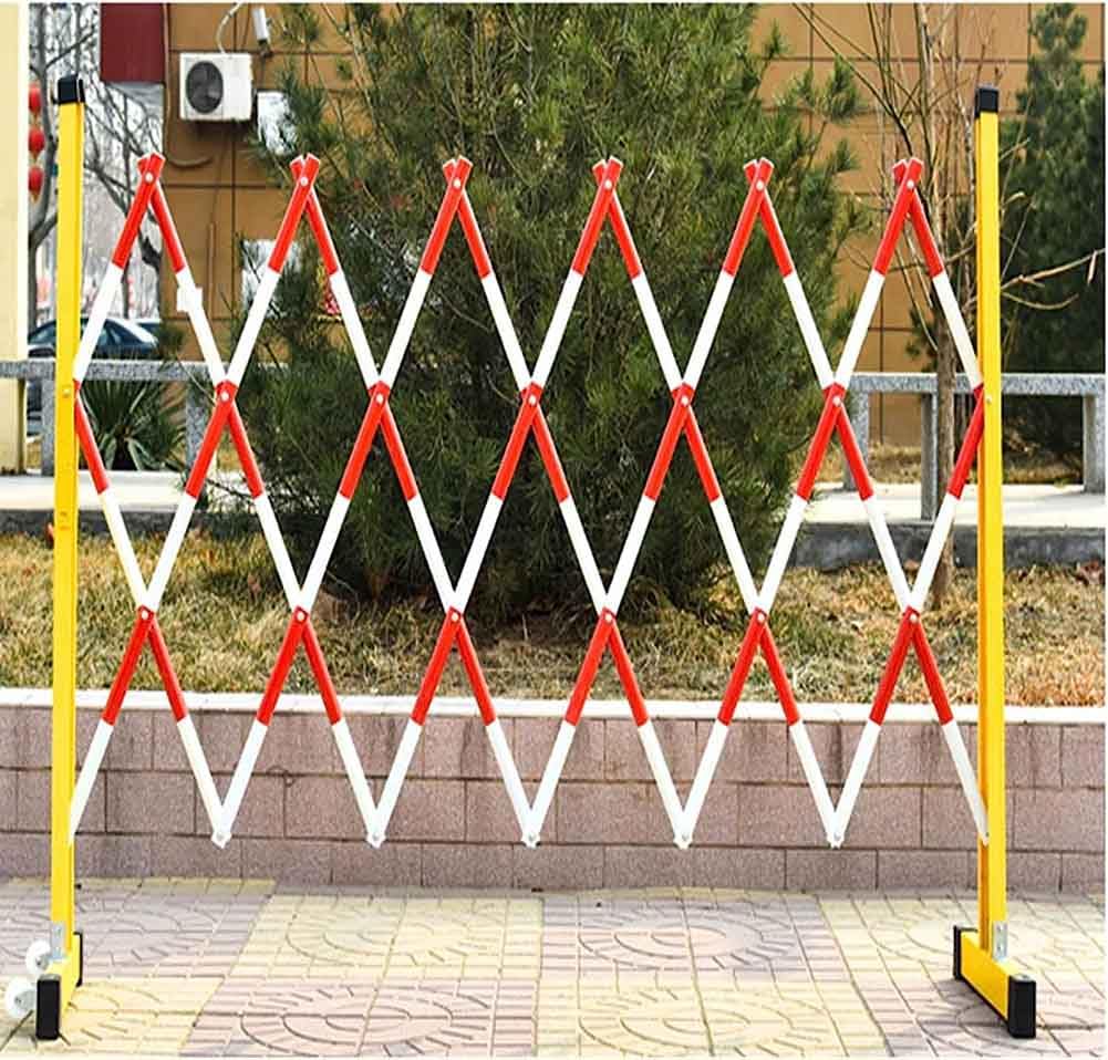 Barrière de sécurité mobile en métal 1,2x2m pliable et rétractable pour la gestion des piétons