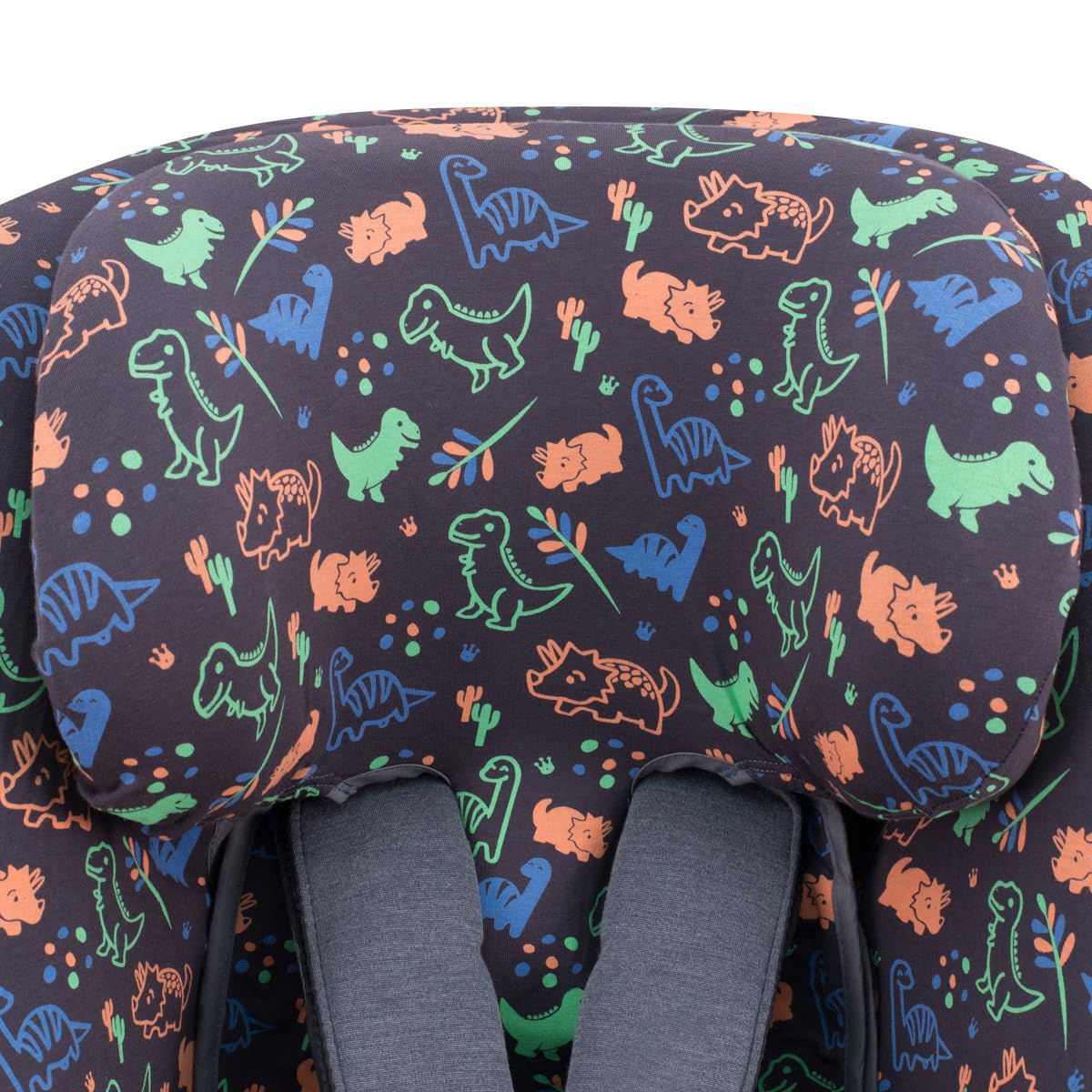 JYOKO Kids Funda de algodón Compatible con Joie Spin 360 y Nuna Rebl (Happy Dino) — view 6