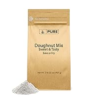 Vista 1 de Pure Original Ingredients Mezcla de donas (2 libras) para hornear o freír, mezcla casera crujiente