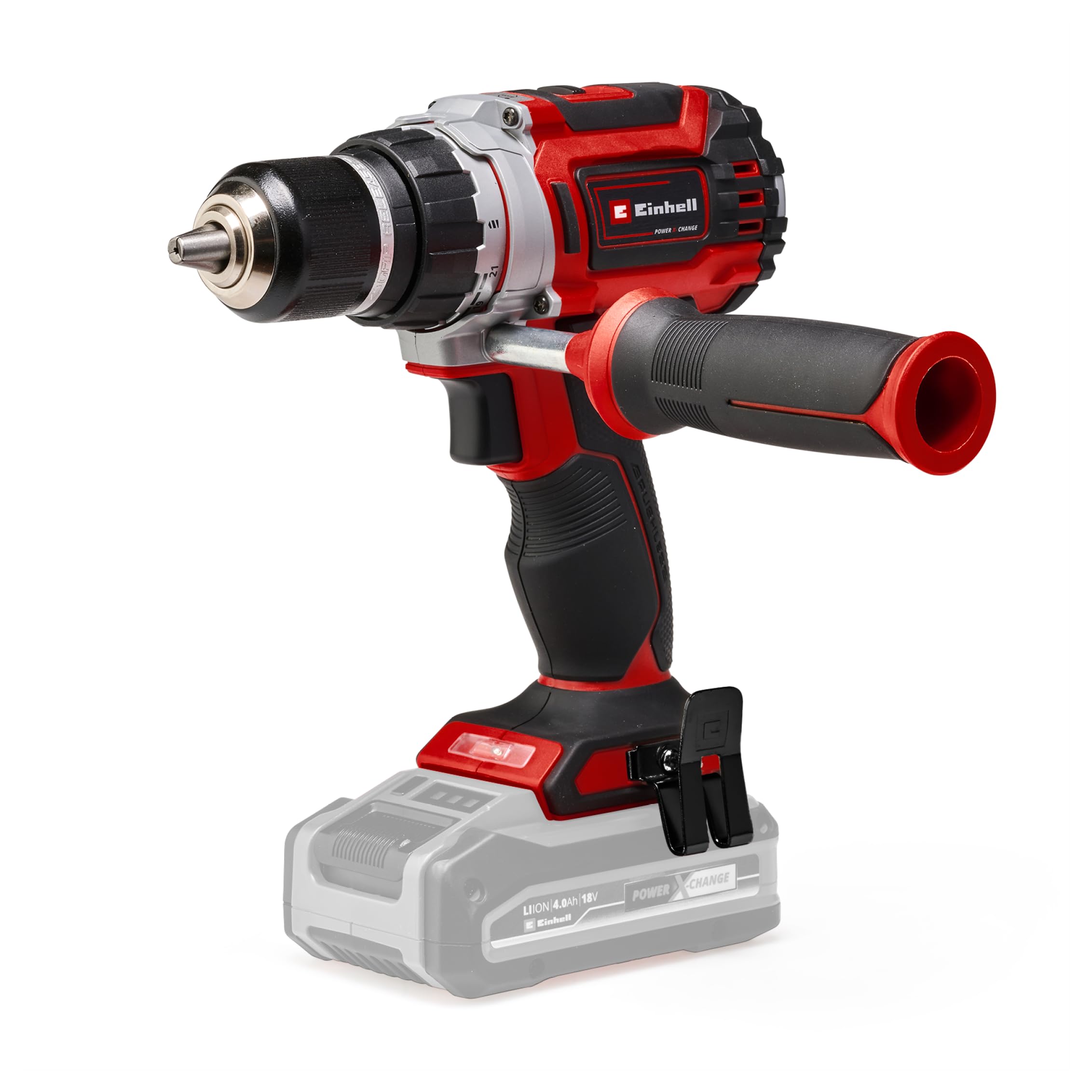 Einhell Professional taladro con batería TP-CD 18/60 Li BL-Solo Power X-Change (iones de litio, 18V, motor sin escobillas, portabrocas de 13mm, engranaje de 2 marchas, motor, sin batería ni cargador)
