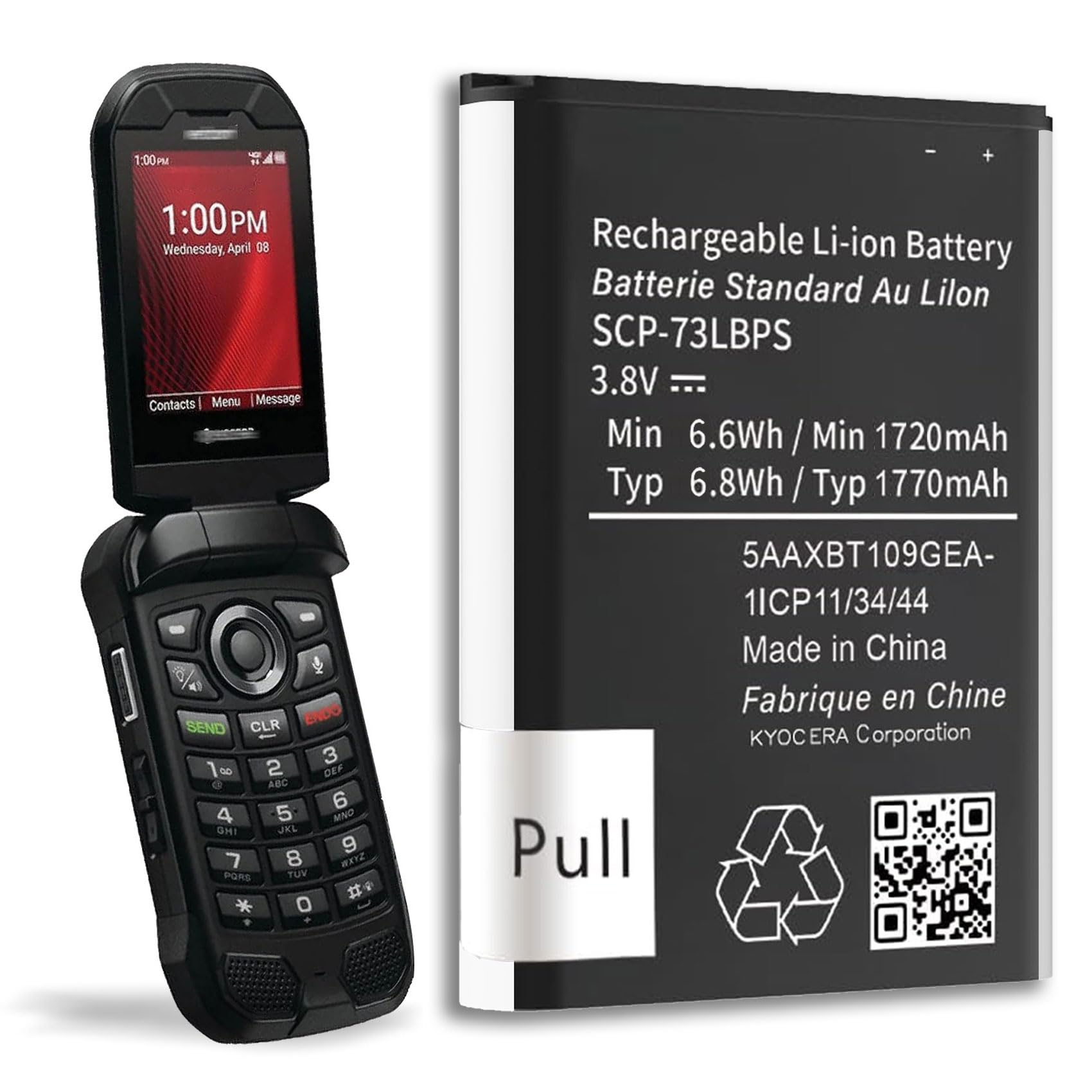 Amazon.com: TGXJI Replacement Battery for SCP-73LBPS,Upgraded