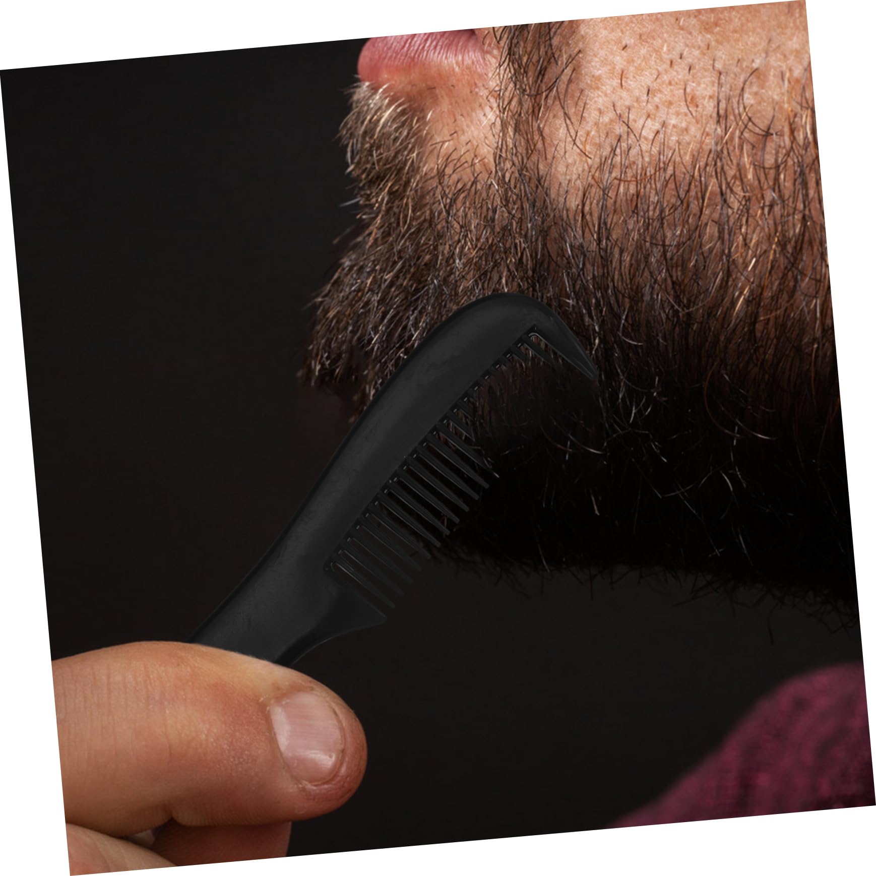 Healeved 50pezzi Pettine Tascabile Per Barba Da Design Elegante e Compatto Adatto Tutti Tipi Di Per La Quotidiana Materiale Resistente e Durevole
