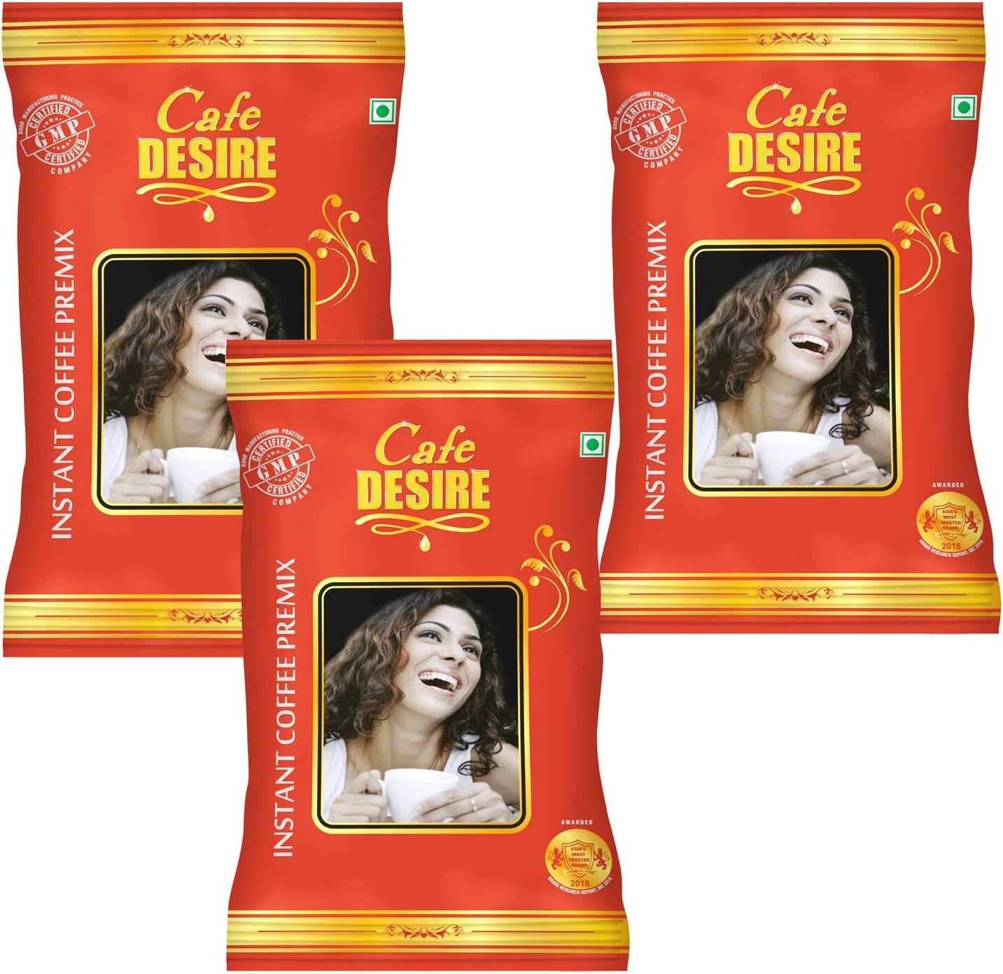 Red Range Instant Coffee Powder Box Premix 3 Kg Pack Of 3 X 1 Kg Suitable For All Vending Machines Use Manually Just Add Hot Water 3 In 1 Coffee Powder Makes 250 Cups