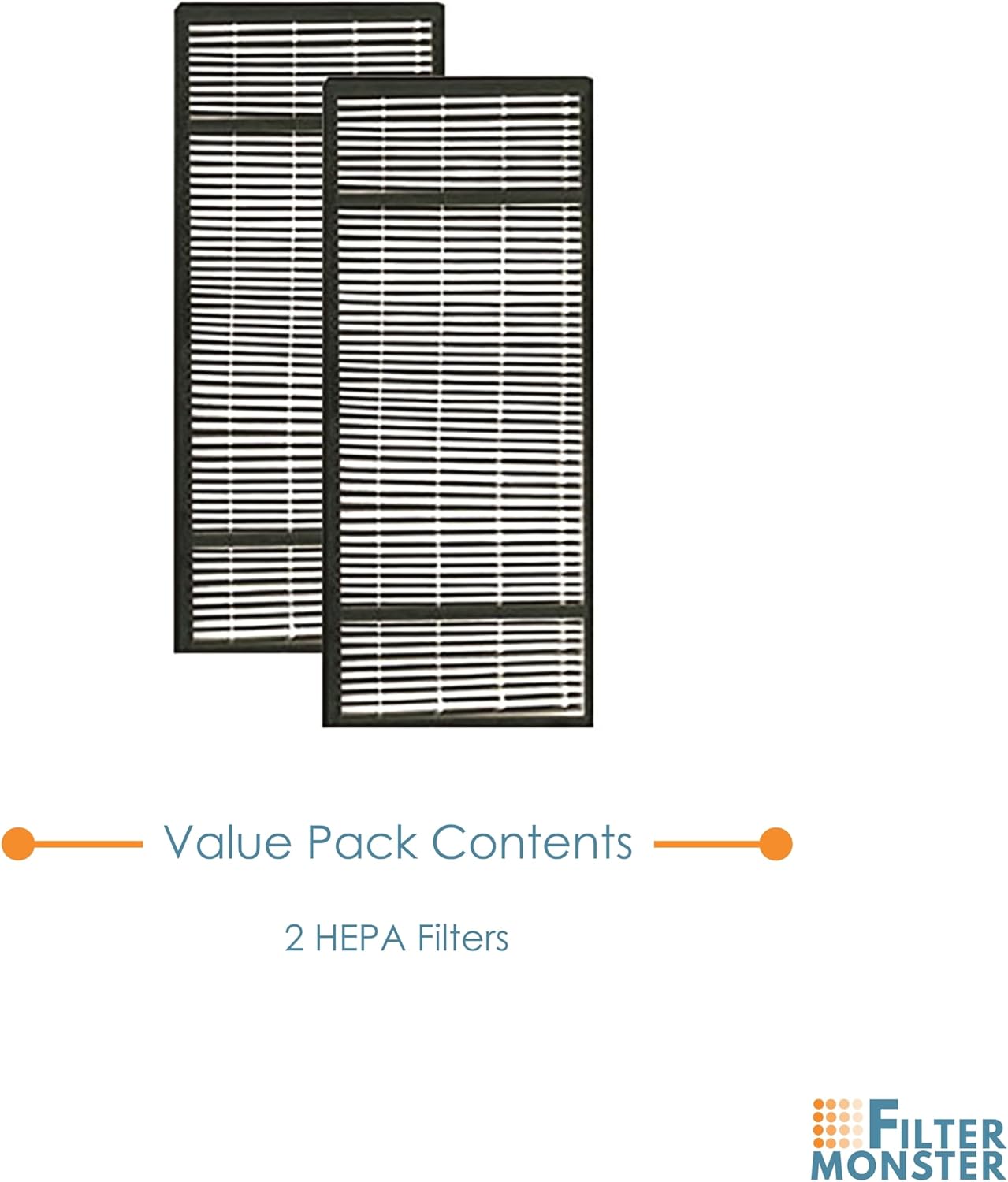 Filter-Monster – Replacement Filters, 2 Pack – Compatible with Honeywell HRF-H2 Filter H for HPA060, HPA160, HPA050, HPA150, HHT055, HHT155 Air Purifiers