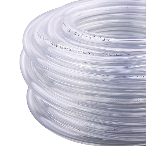 Miniatura 22 de DERNORD - Tubo de cloruro de polivinilo (PVC) de 5/16 pulgadas de diámetro interior x 7/16 pulgadas de diámetro exterior, manguera flexible