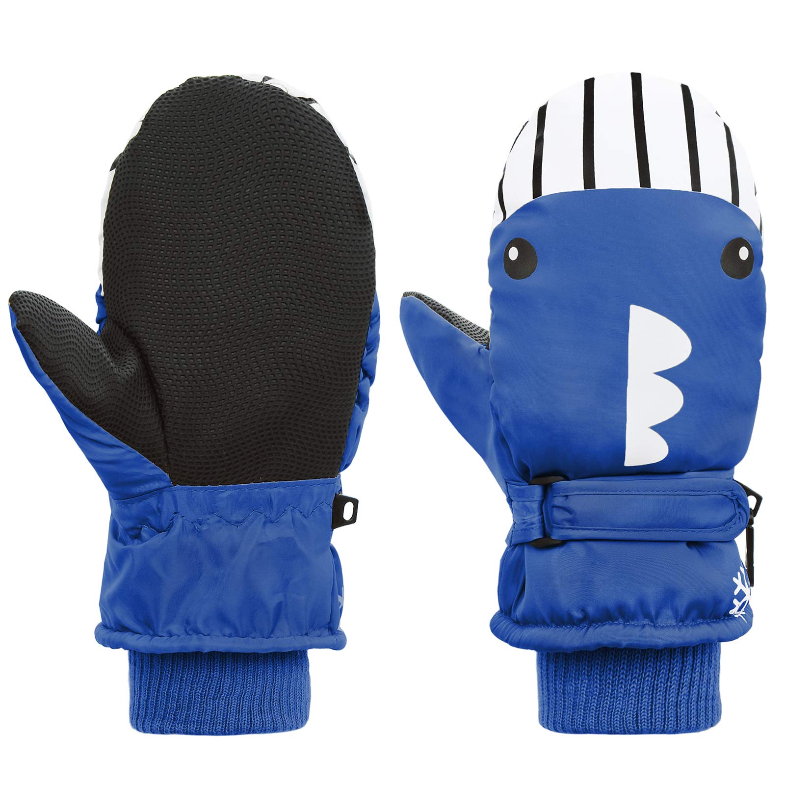 American Trends Toddler Winter Mittens Waterproof Boy Ski Gloves Warm Fleece Snow Mitten for Baby Boy Girl Cold Weather