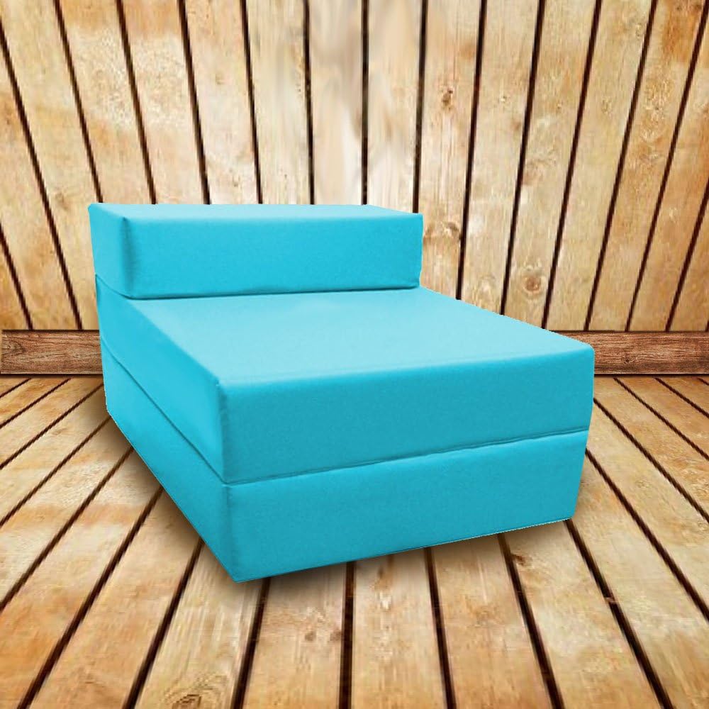 Shopisfy Waterproof Slipcover For Single Fold Out Z Bed Turquoise Amazon.co.uk Home & Kitchen