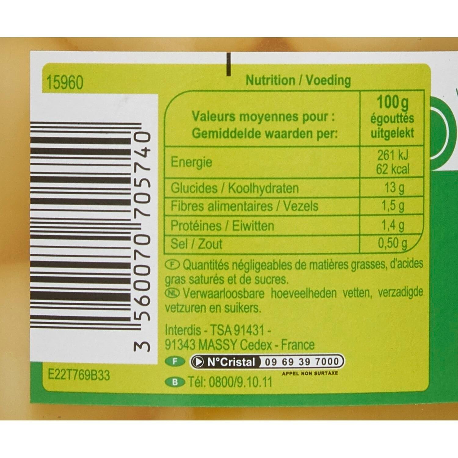 CARREFOUR CLASSIC' - Pommes de Terre en Conserve - Le Bocal de 420g Net Égoutté - 660g - Le Lot De 4