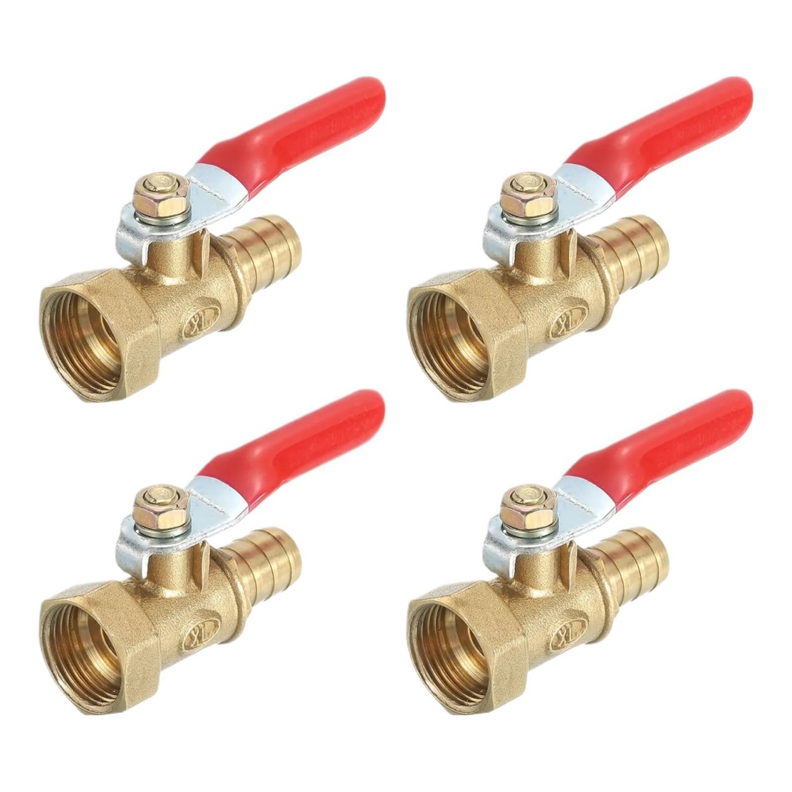 Mini-vanne à boisseau sphérique en laiton 10mm lot de 4 pièces pour interrupteur d'arrêt