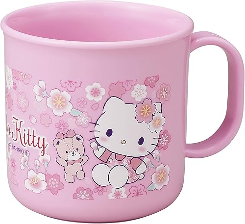 OSK Taza de plástico Hello Kitty de Japón 6.8 fl oz (6.76 fl oz)