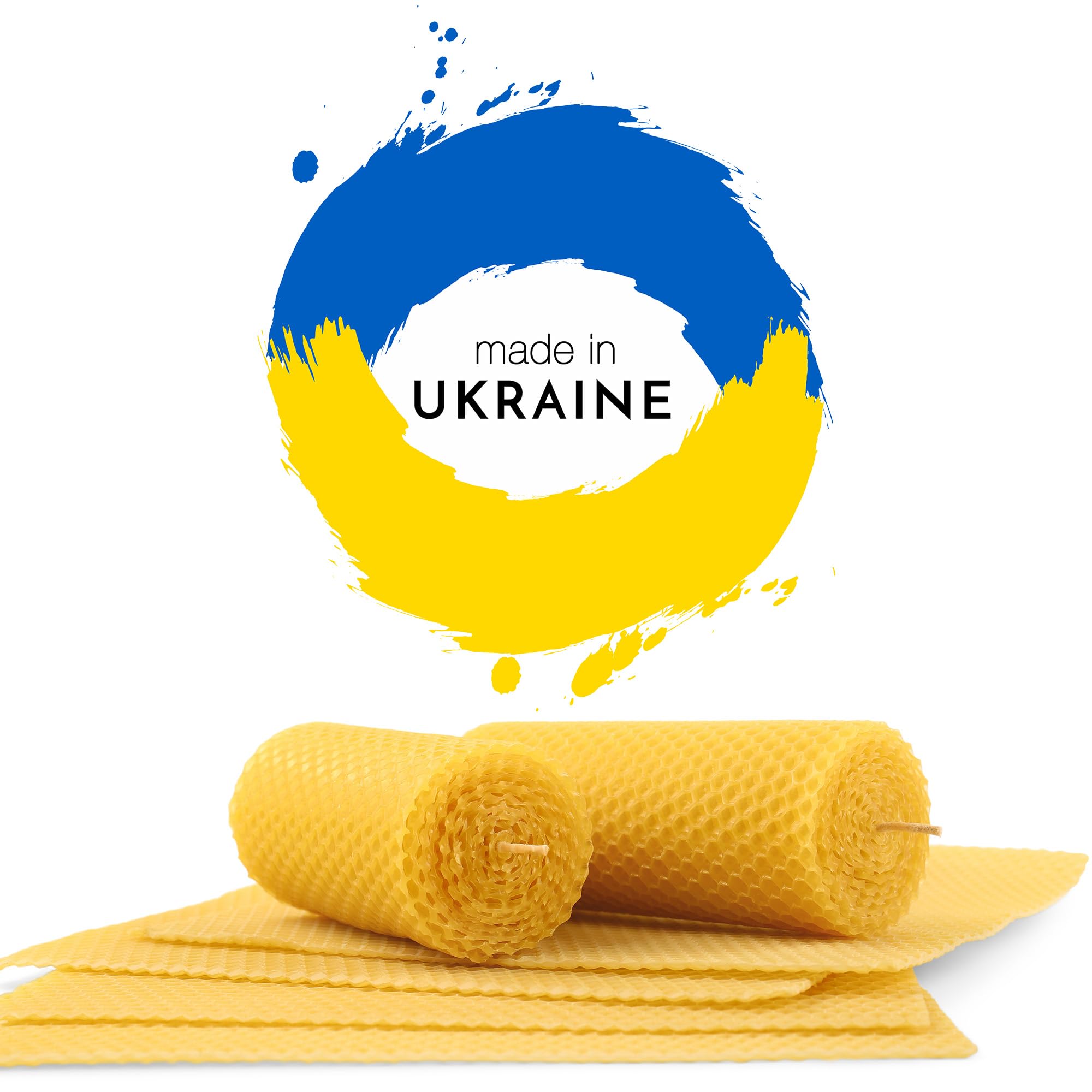 Arkusze z naturalnego wosku pszczelego do produkcji świec, zestaw do zwijania świec z wosku pszczelego dla dzieci i dorosłych