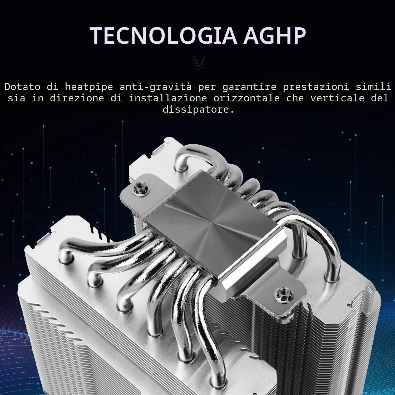 Thermalright Peerless Assassin 120 Black V3 CPU, 6 dissipatore di calore con due ventole TL-P12 PWM, design Top Cover per AM4/AM5, Intel LGA 1851/1700/115X/1200