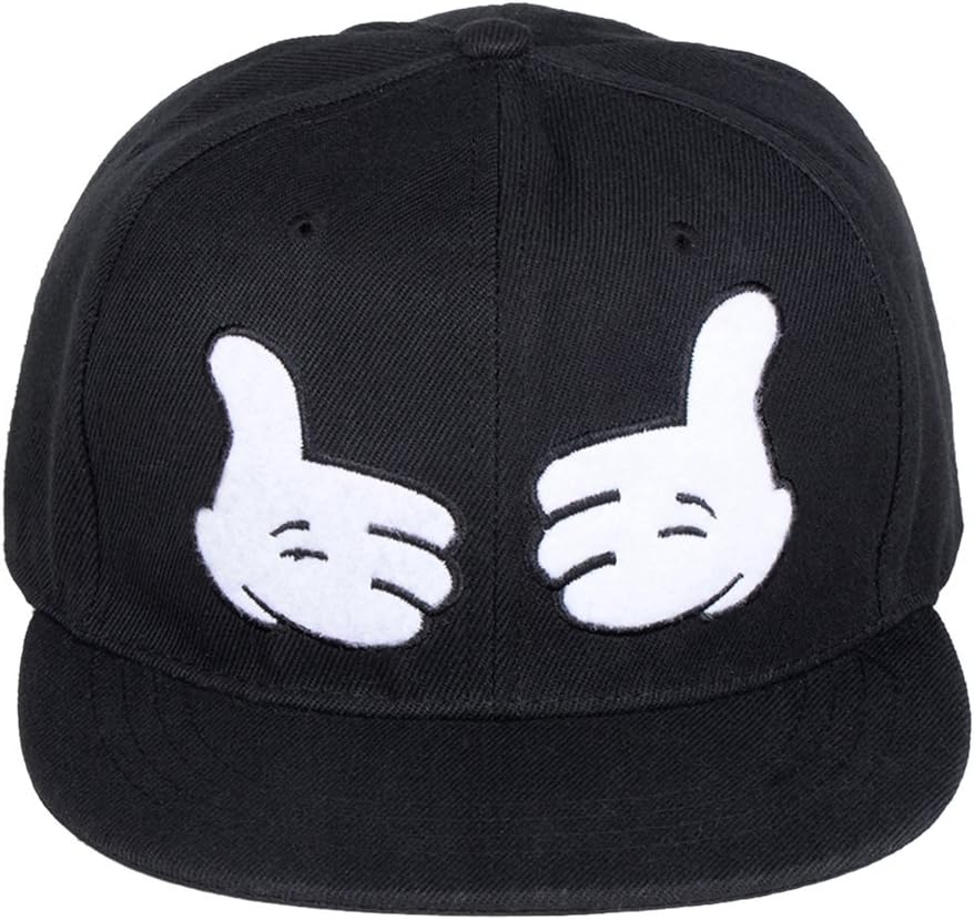 Vbiger Unisex Rivets Hat Men Womens Punk Rock Snapback Hat Hip Hop Hats Flat Baseball Cap