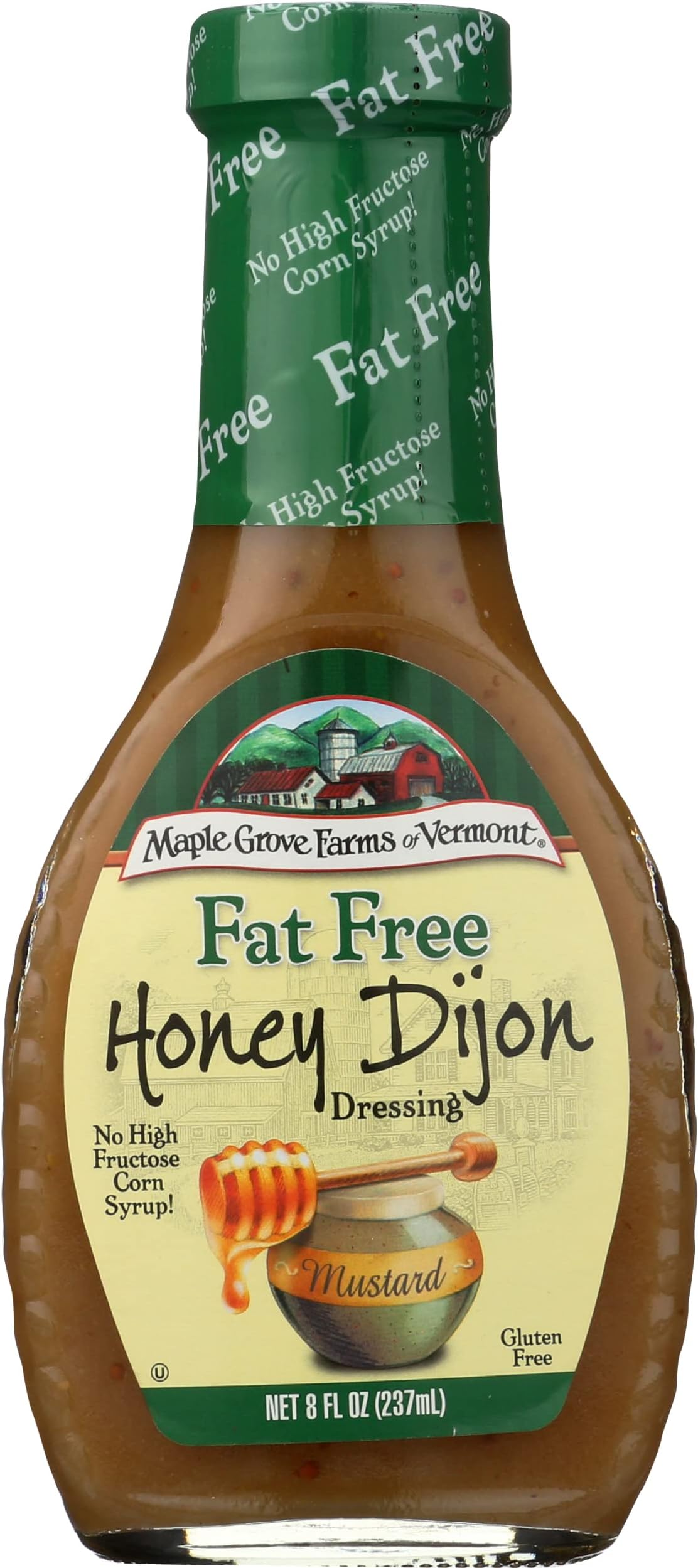 Maple Grove Farms Fat Free Wasabi Dijon Dressing, 8 Ounce