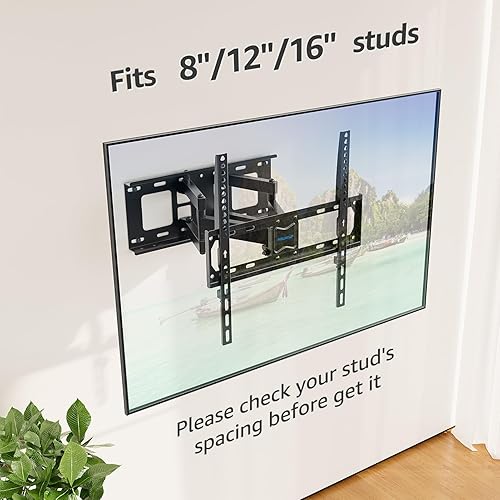 Miniatura 7 de MOUNTUP Soporte de pared para TV, soporte de pared de TV de movimiento completo para la mayoría de televisores de 26 a 65 pulgadas de hasta 100
