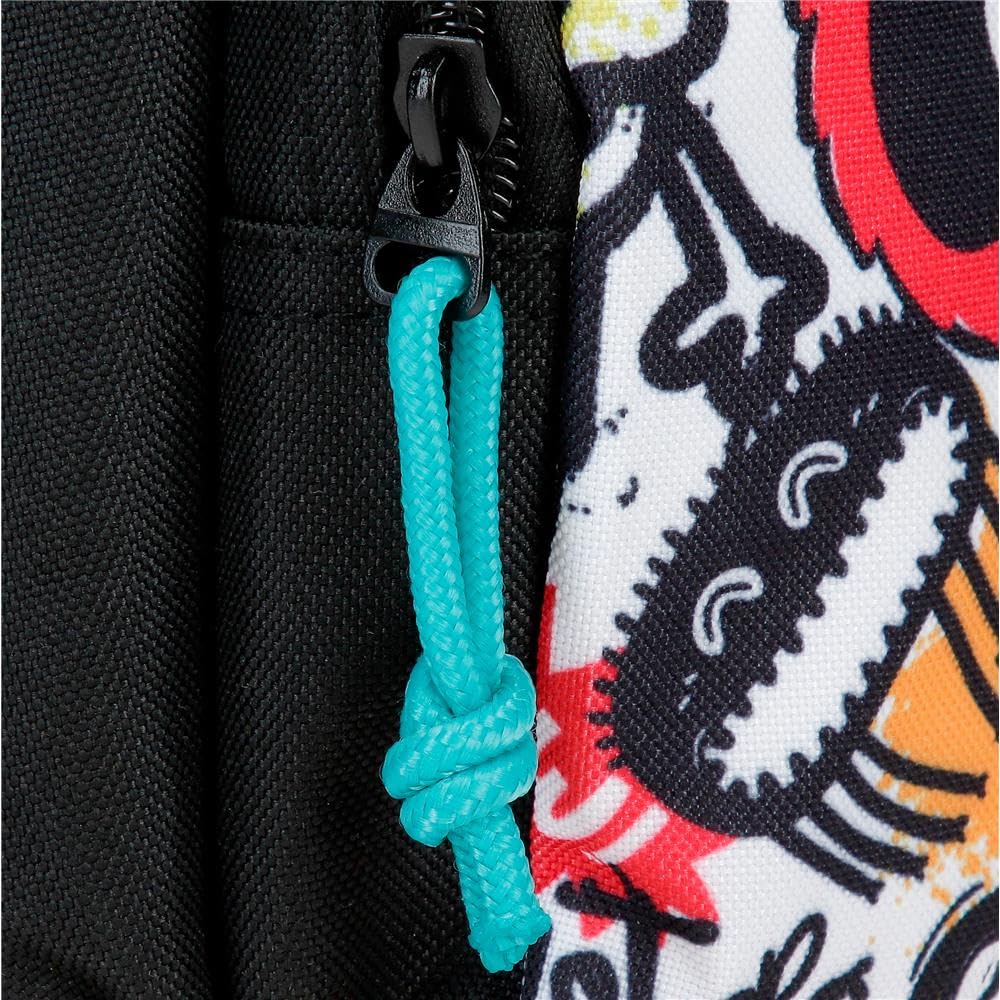 Movom Monsters Mochila Escolar Negro 30x40x13 cm Poliéster 15,6L