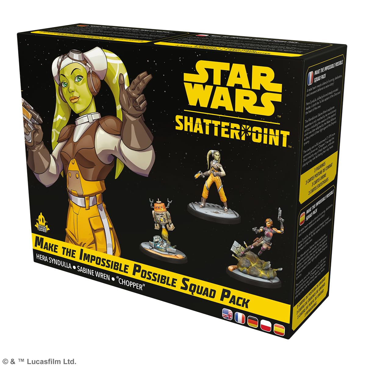 Atomic Mass Games, Star Wars: Shatterpoint – Das Unmögliche möglich Machen, Squad-Erweiterung, Tabletop, 2 Spieler, ab 14+ Jahren, 90-120 Minuten, Deutsch, Mehrsprachig