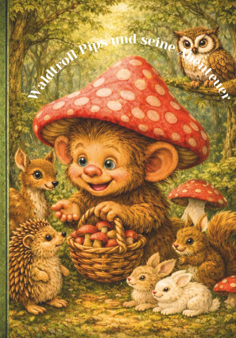 Waldtroll Pips und seine Abenteuer: Waldtroll Pips und seine Abenteuer: Ein Buch für neugierige, kleine Entdecker - Geschichten über Freundschaft, Mitgefühl und Zusammenarbeit