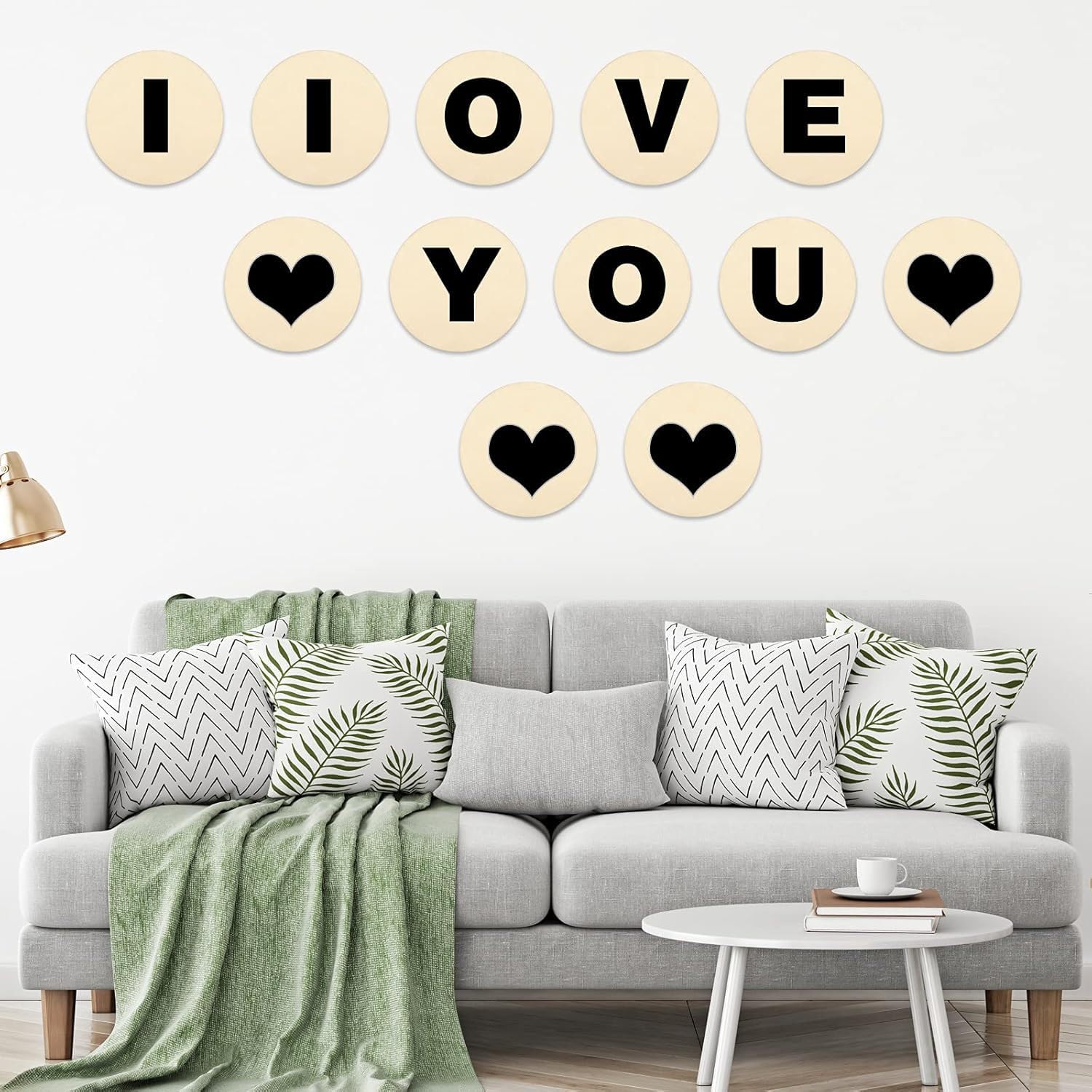 6 pezzi di diametro di 25,4 cm ornamenti natalizi in legno, dischi in legno con fori per fai da te, ornamenti in legno grezzo vuoto, decorazioni natalizie, decorazioni da appendere