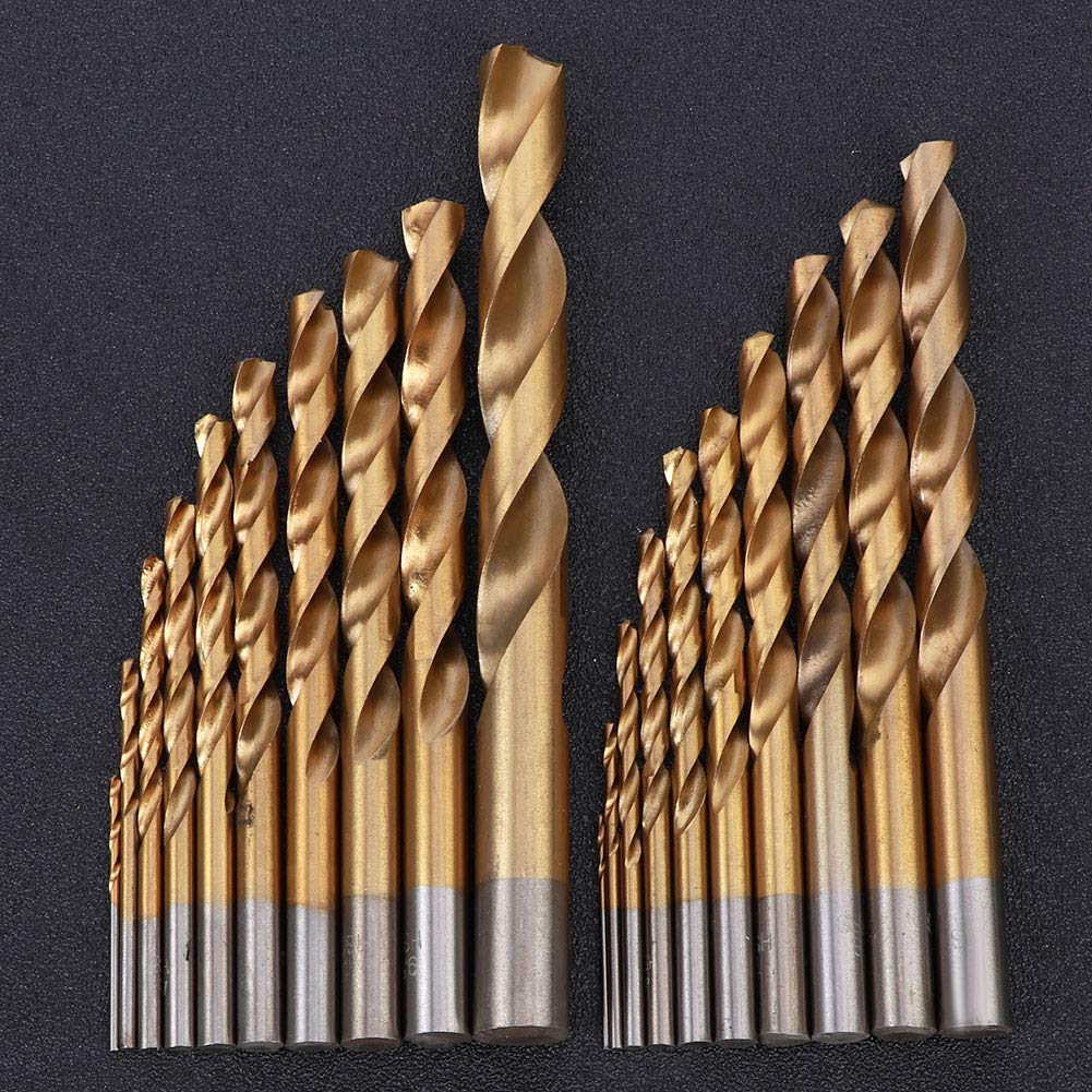 Ausla Set Punte HSS Titanio 202 Pezzi 1-13mm | Multifunzione per legno, plastica, alluminio, range 1-13mm