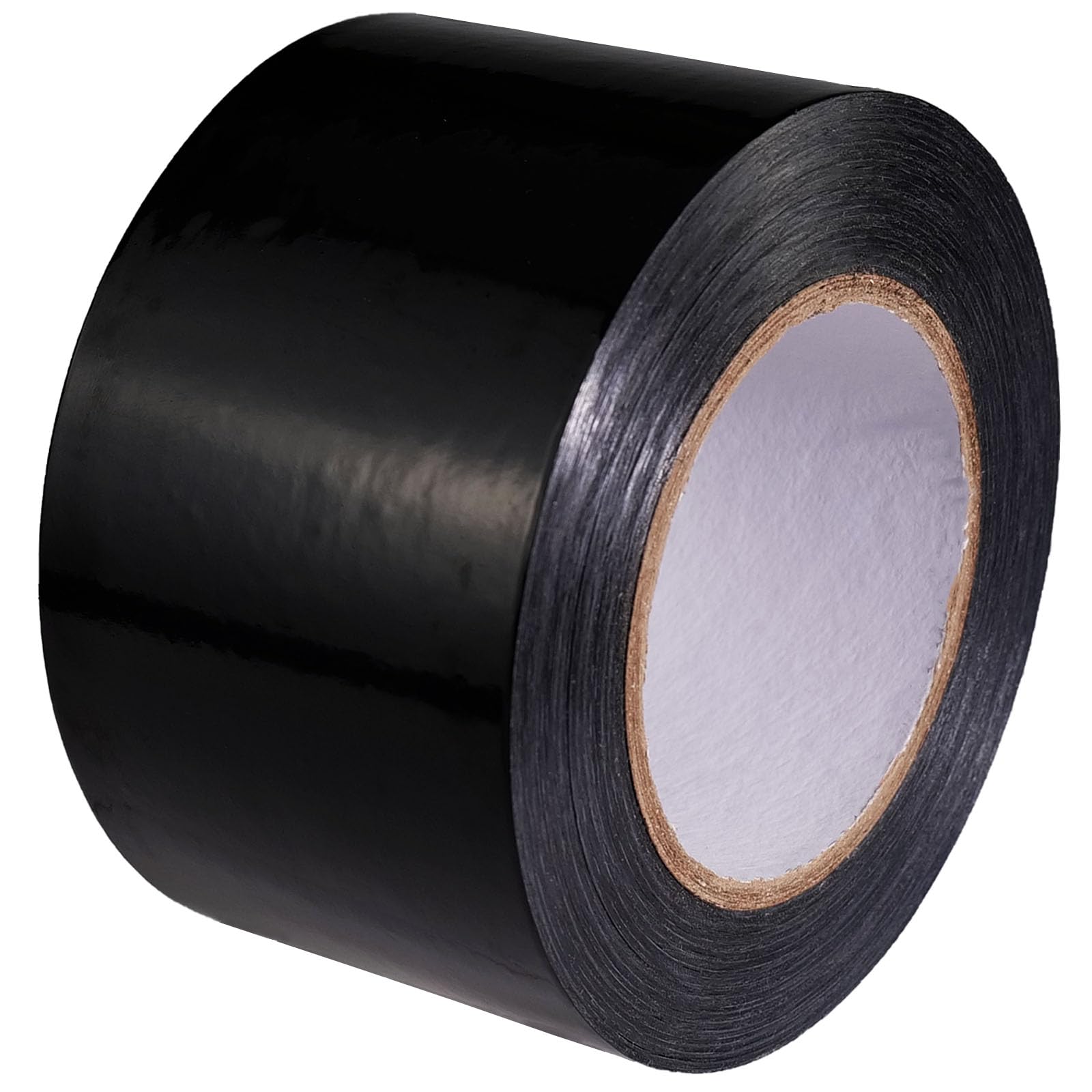Autrends Vapor Barrier Tape, 3" Polyethylene Tape Black Seal Tape for Crawl Space, Underlayment, Marine Use, Repair,Construction Sheathing Seal Film,