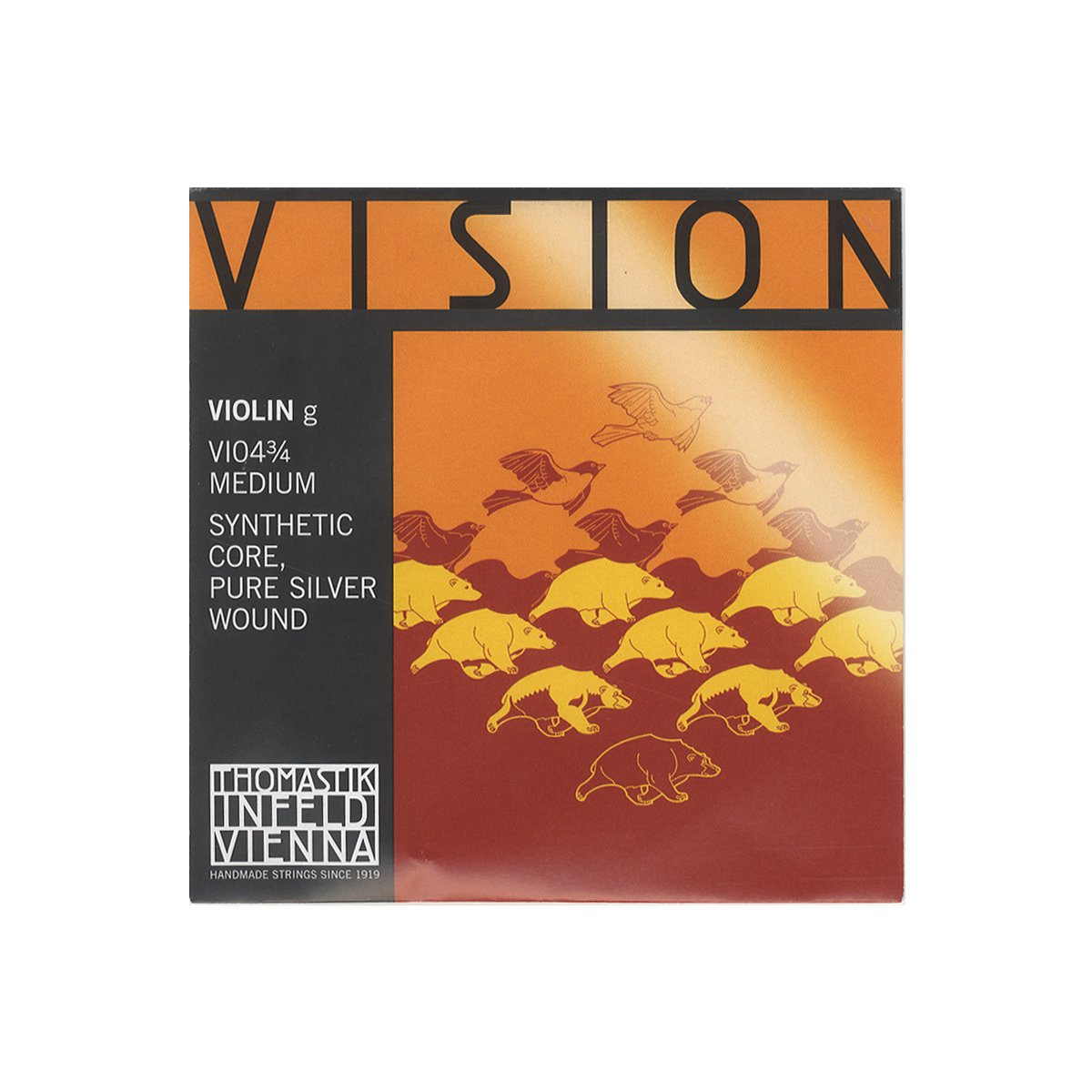 Amazon | Vision ヴィジョン バイオリン弦 G線 シルバー巻 VI04 3/4