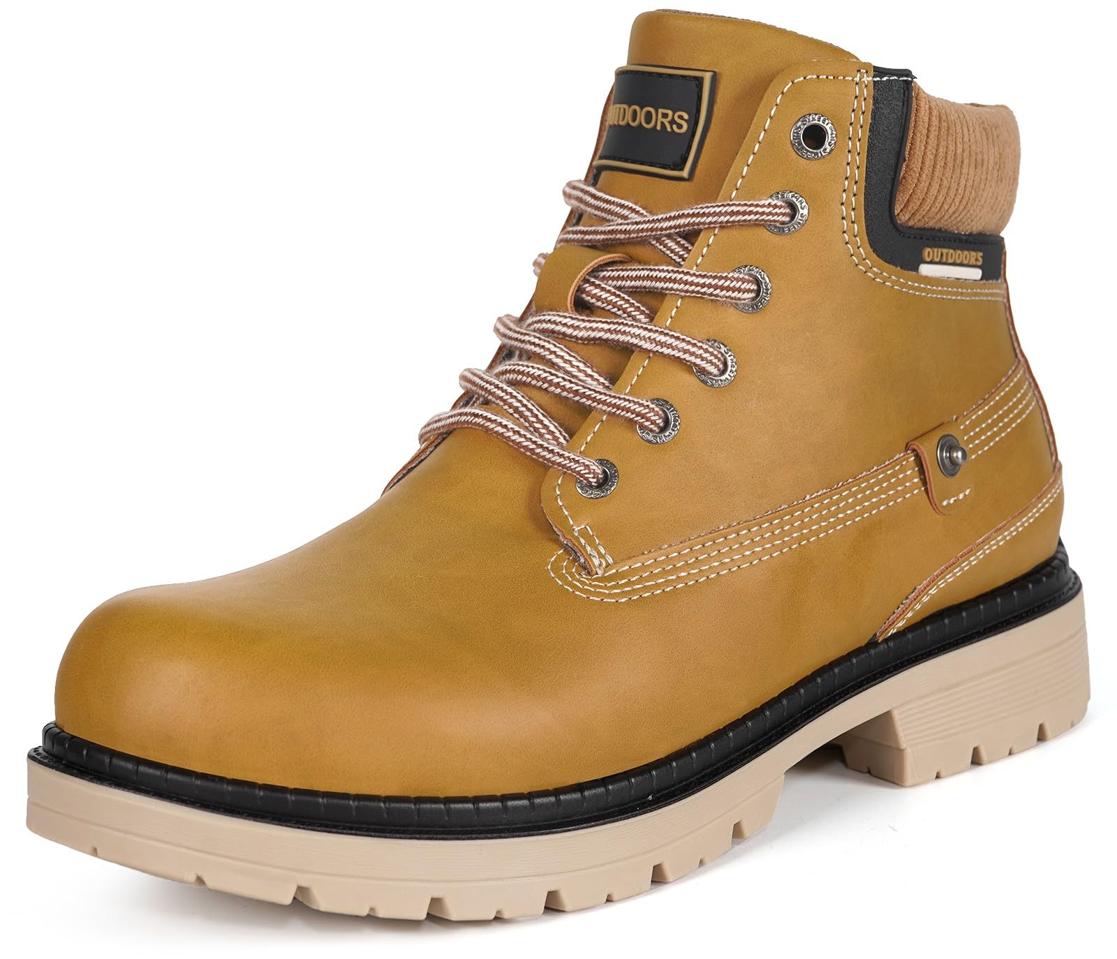 Stivali Uomo Donna Inverno Scarpe da Neve Caldi Snow Boots Impermeabili Stivaletti Pelliccia Stringate Outdoor