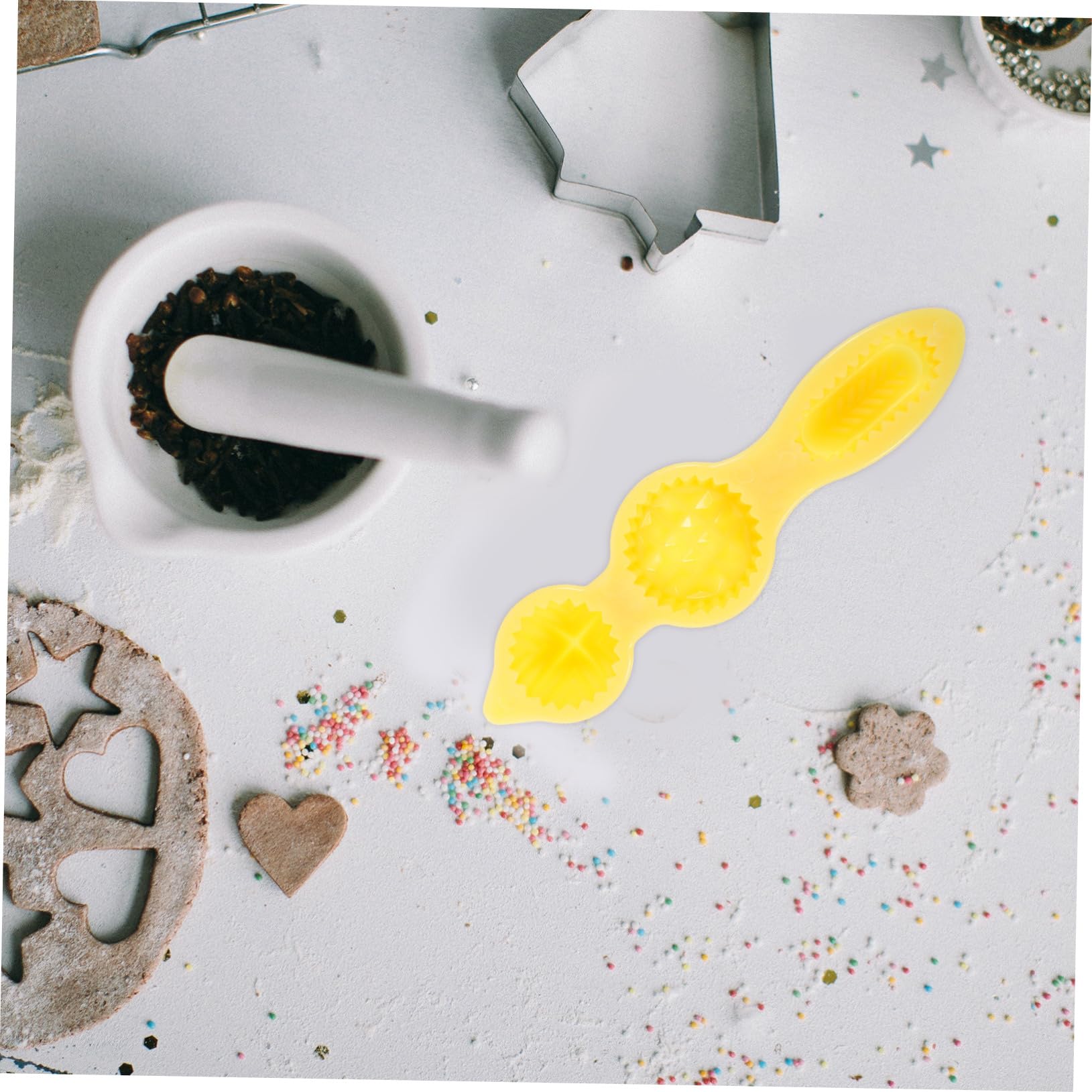 PRETYZOOM Cookie Mold for Baking Reusable Nonstick Cookie Press for Shapes for Biscuits and Rice Balls Material for Adults