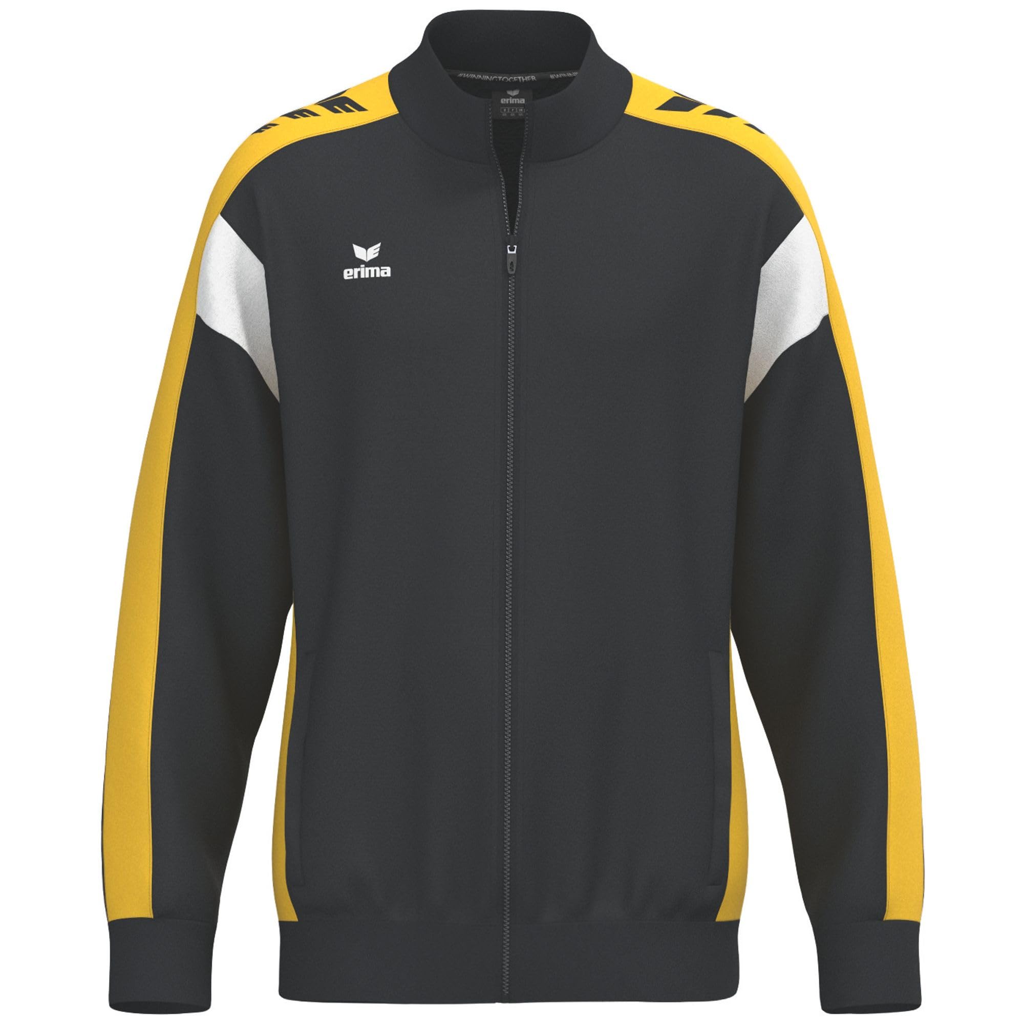 Erima Unisex Kids Celebrate 125 Training Jacket (1032598), black/yellow, 116