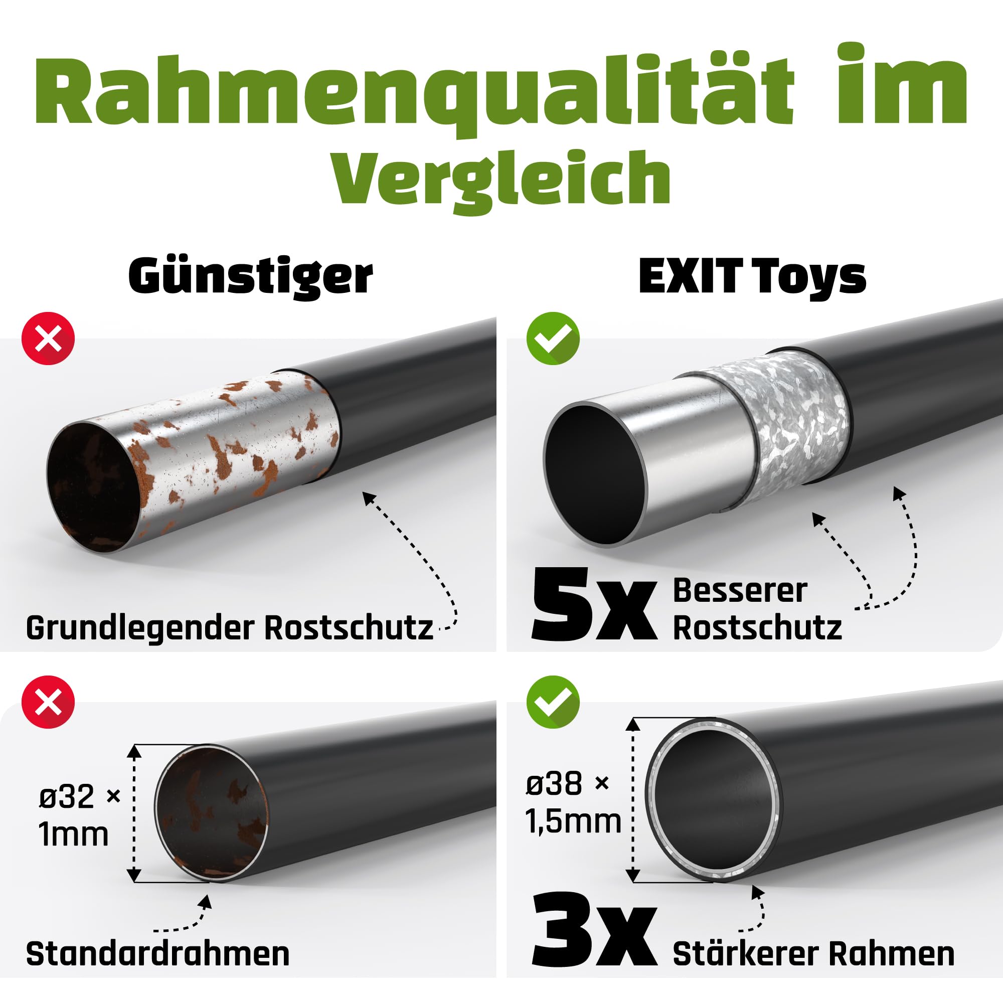 EXIT Kickback Multisport Rebounder M 84x84cm