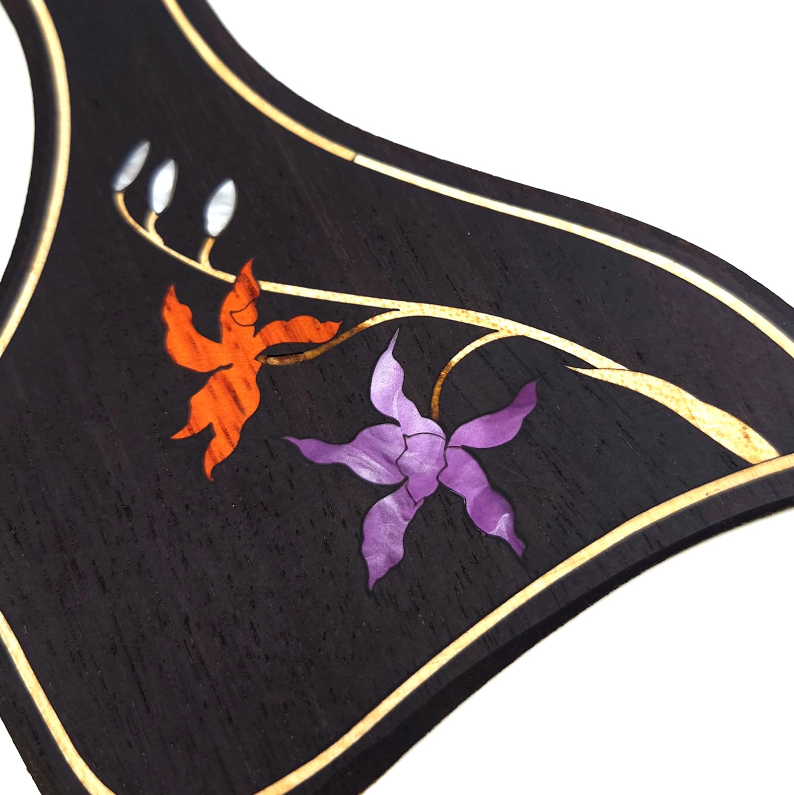Guitar Pick Guard, Battipenna in abalone in palissandro autoadesivo for Chitarre acustiche folk D-45 Taylor(34)
