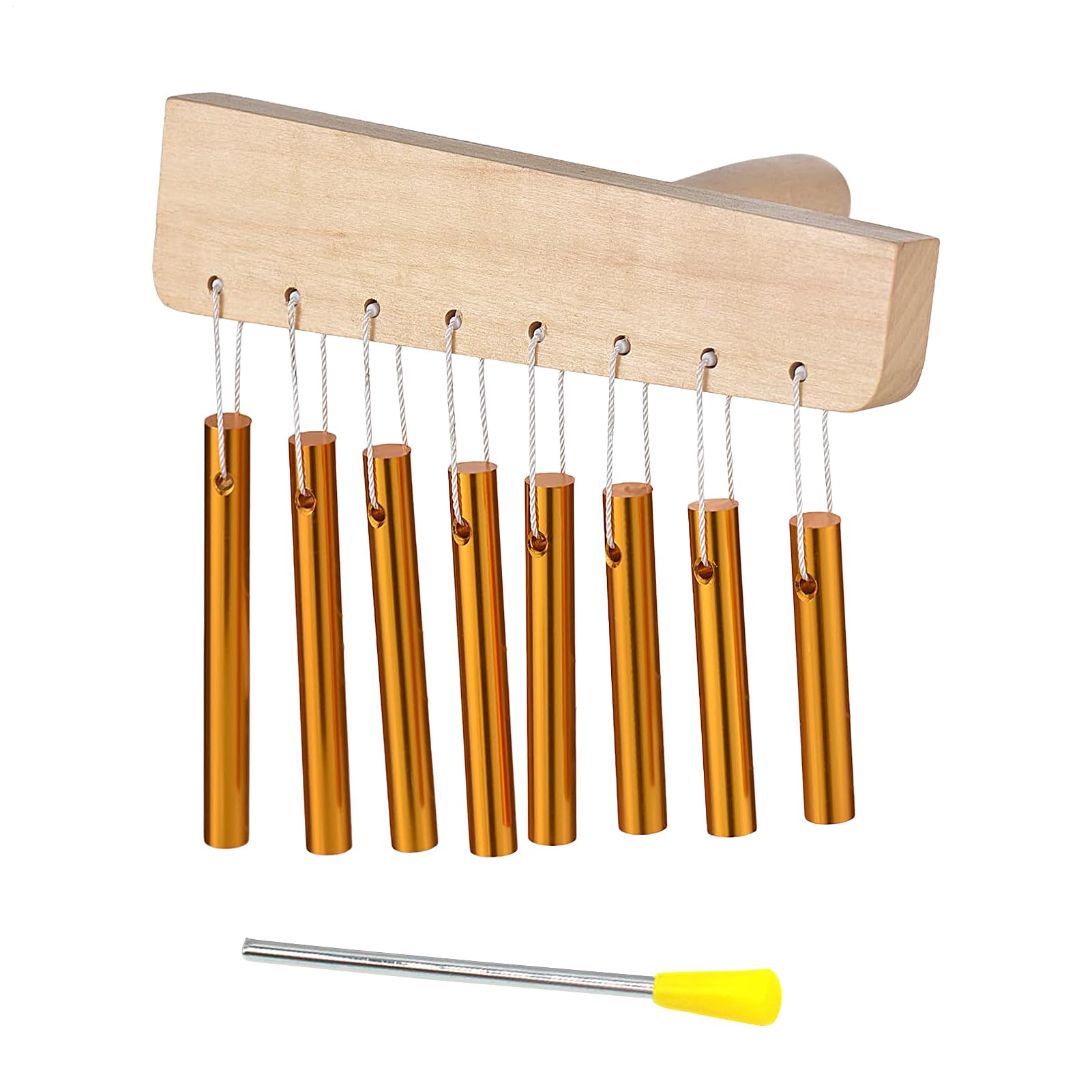 CHIMES Instrumento, Percussion CHIMES - Campana de una sola, Getter atención en clase, decoración musical, accesorios de meditación para la práctica y el rendimiento