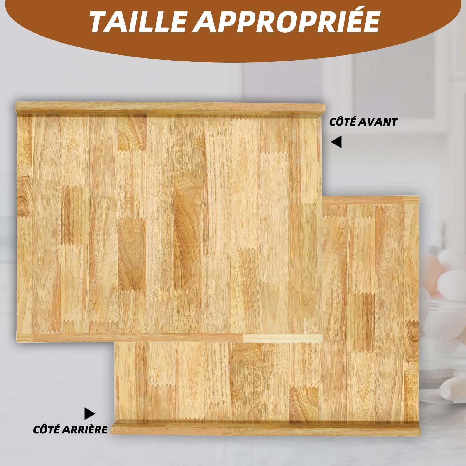 Planche à pâtisserie en bois 70x50 cm