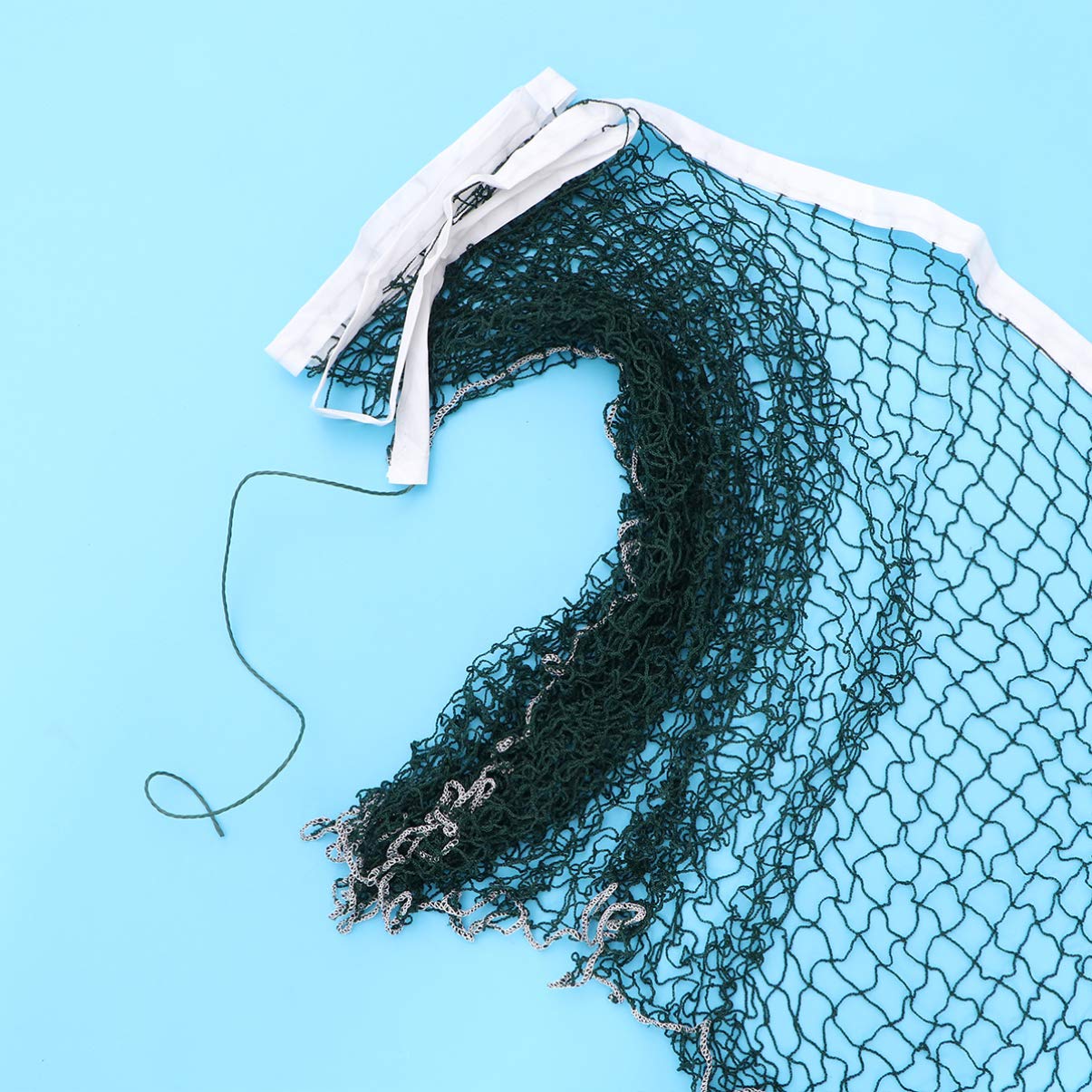BESPORTBLE Pcs Nylon Badminton Net Metal Wire Xcm Portable for Standard Training Sun-Resistant Rope -up