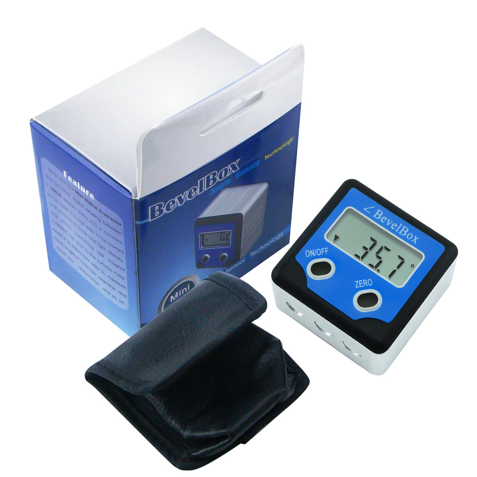 Digital-Winkelmesser-Winkelmessgerät-Fasen-Kasten-Neigungsmesser-Niveau-Messinstrument-magnetische