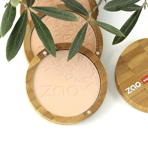 Miniatura 2 de Zao Makeup Base compacta en polvo prensado, maquillaje facial mezclable, de larga duración, portátil, cobertura completa con aceite de macadamia y