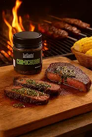 Tempero Molho Chimichurri 160g Artesanal Ideal P/Carne e Marinadas