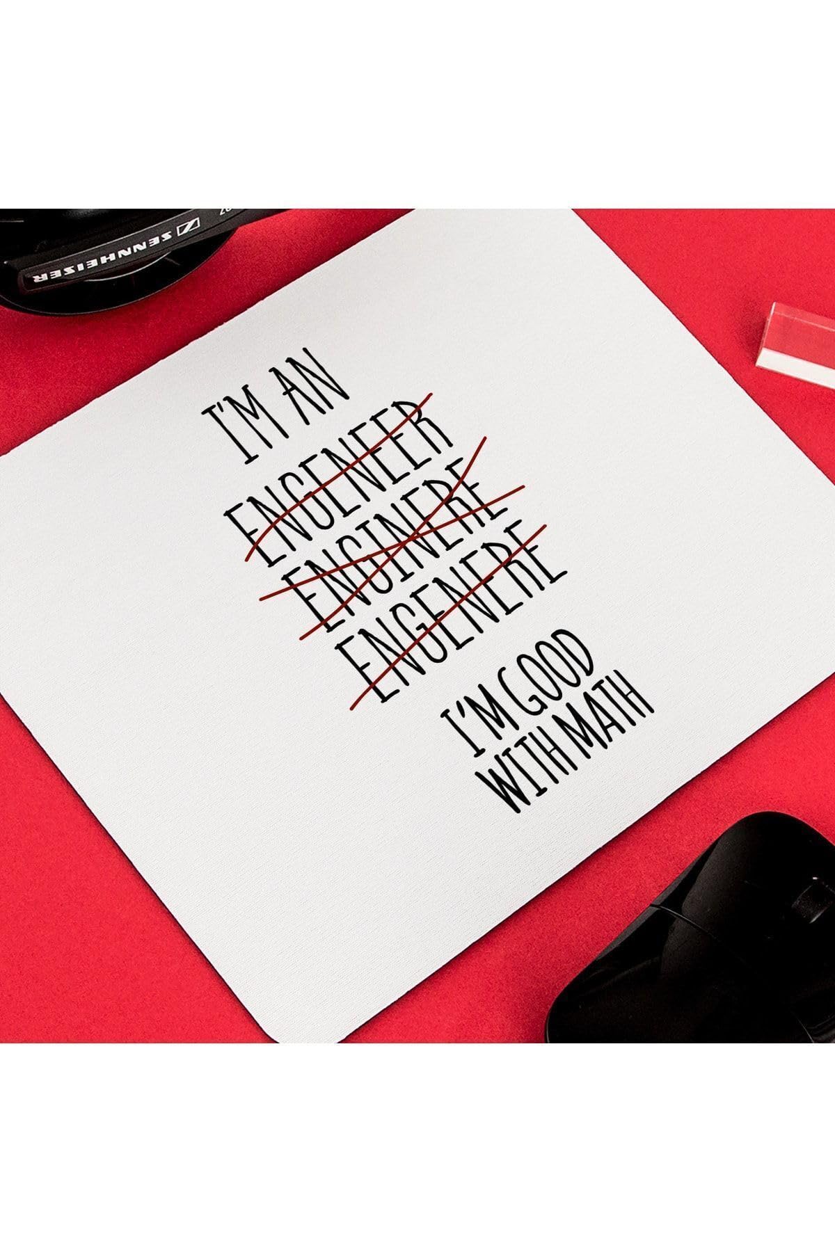Hediyesepeti Mühendis Sevgiliye Hediye Engineer Mousepad - Mouse Pad - Fare Altlığı
