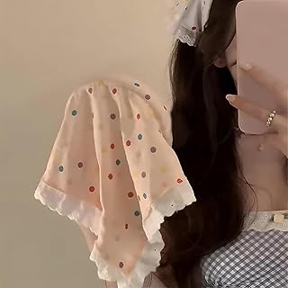 شريط راس مزخرف بتصميم دانتيل فرنسي للنساء والاطفال، شريط شعر انيق، مثالي لحفلات الزفاف والاحتفالات (برتقالي، 27 سم × 27 سم × 13 سم)