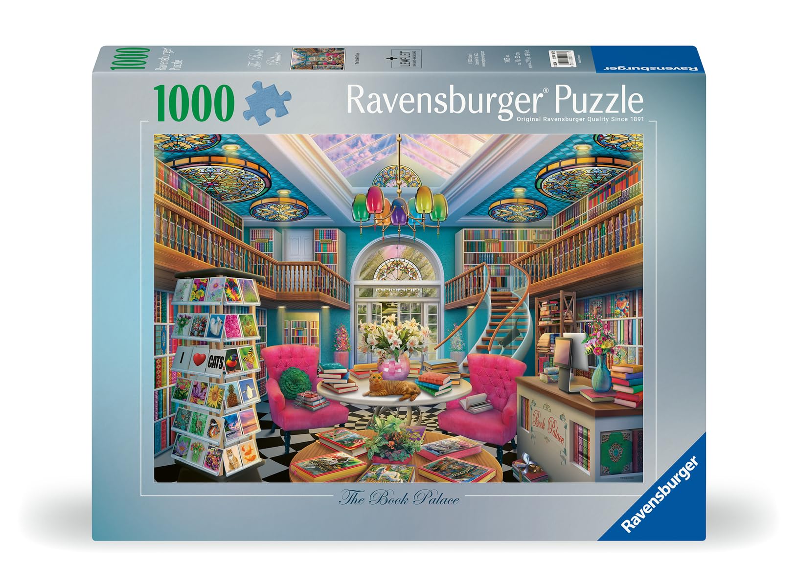 Amazon.com: Ravensburger The Book Palace 1000 Piece Jigsaw Puzzle